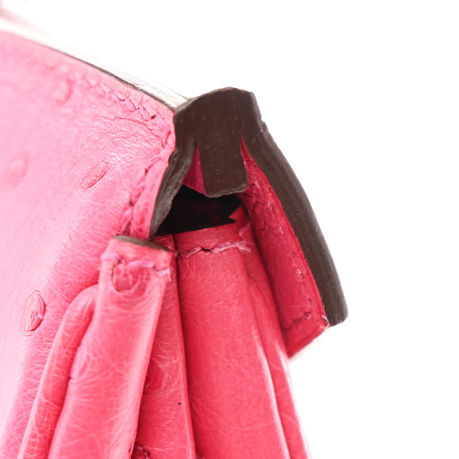 Ostrich Birkin 30 Rose Tyrien - Image 21