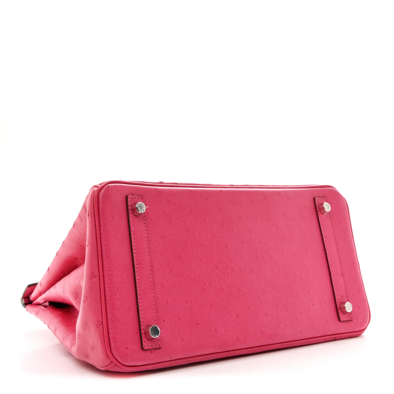 Ostrich Birkin 30 Rose Tyrien - Image 7