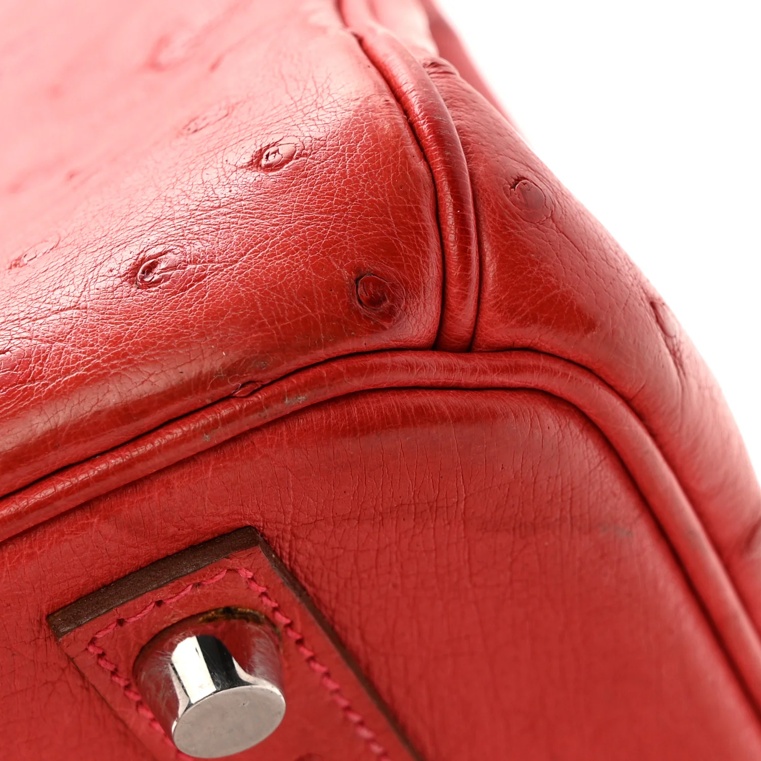 Ostrich Birkin 30 Rouge Vif - Image 11