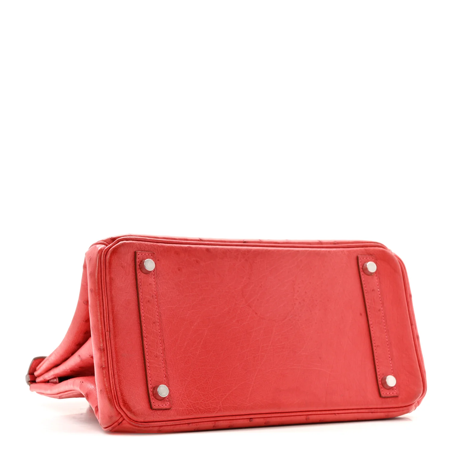 Ostrich Birkin 30 Rouge Vif - Image 4