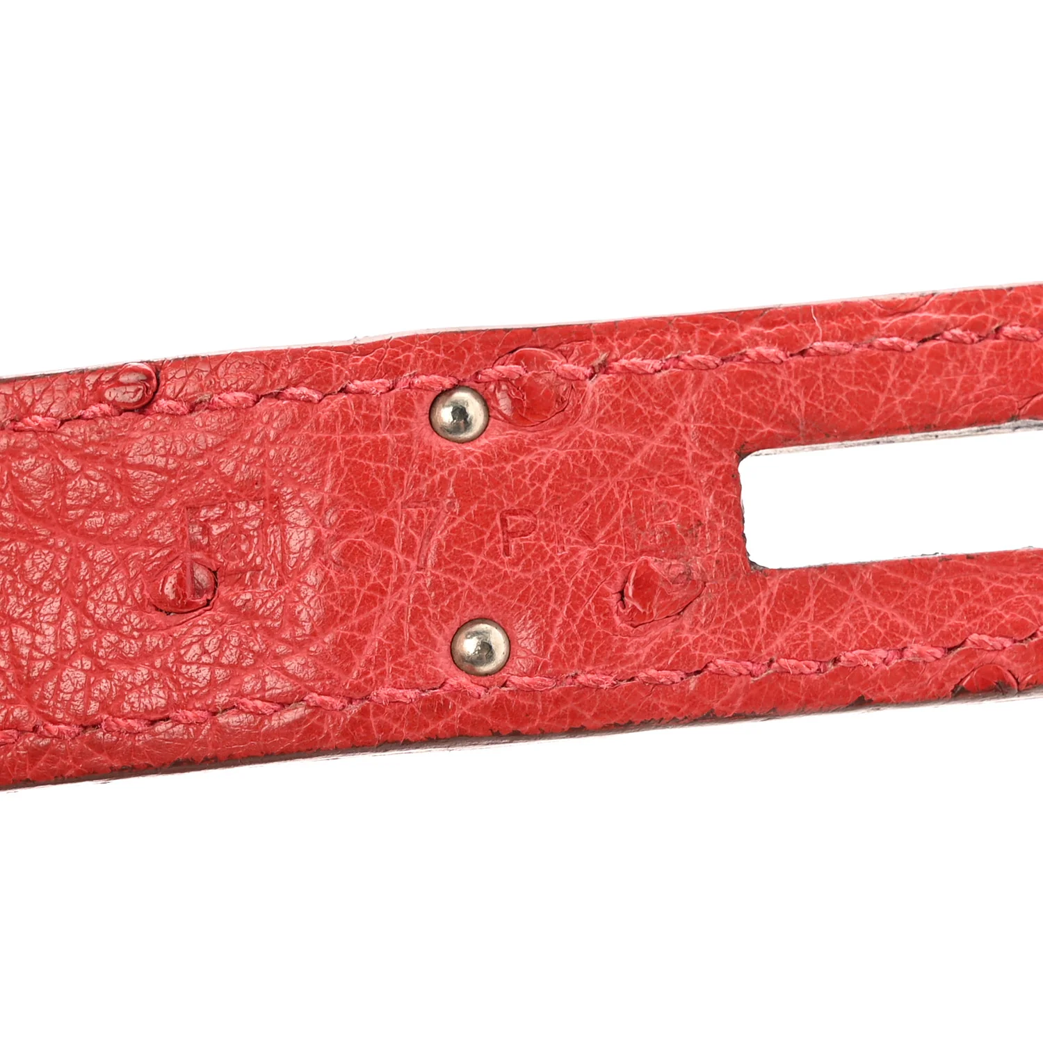 Ostrich Birkin 30 Rouge Vif - Image 7