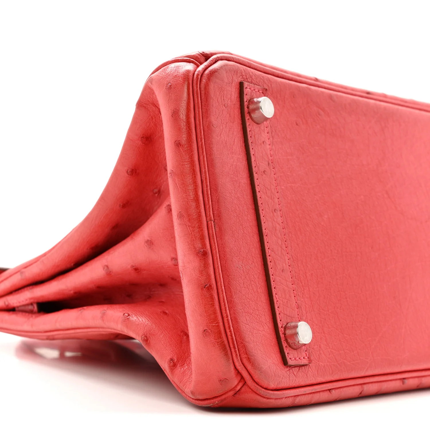 Ostrich Birkin 30 Rouge Vif - Image 9