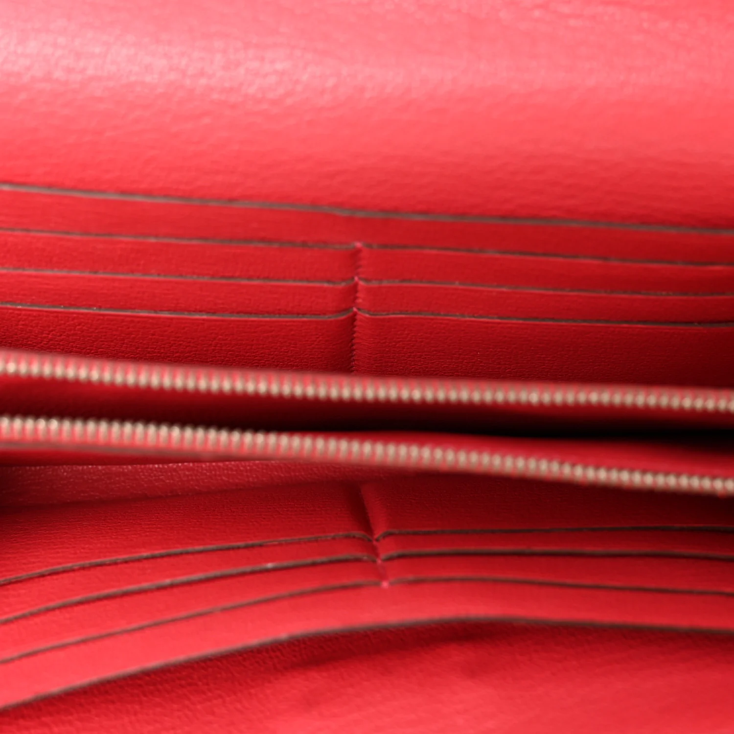 Ostrich Kelly Longue Wallet Rouge Vif - Image 5