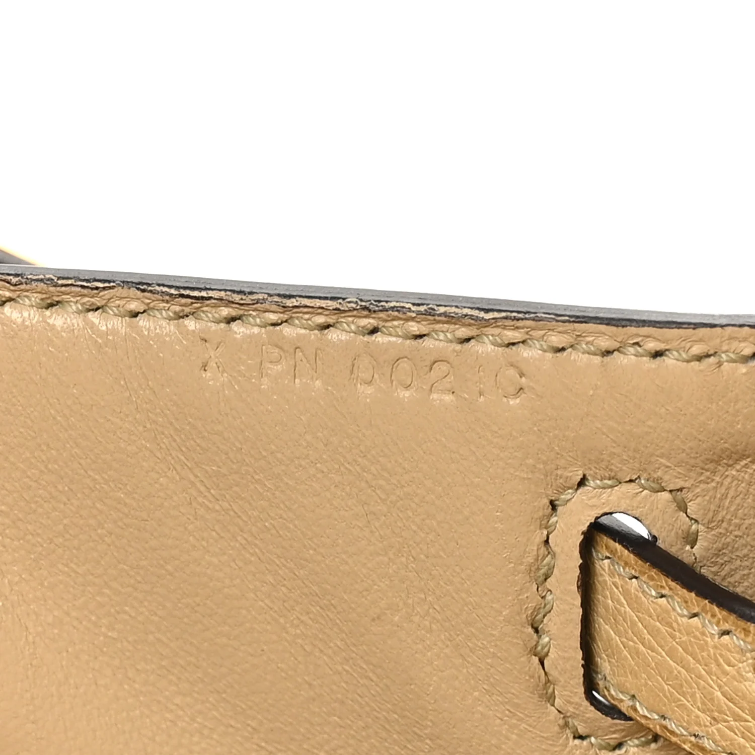 Ostrich Kelly Pochette Clutch Parchemin - Image 8
