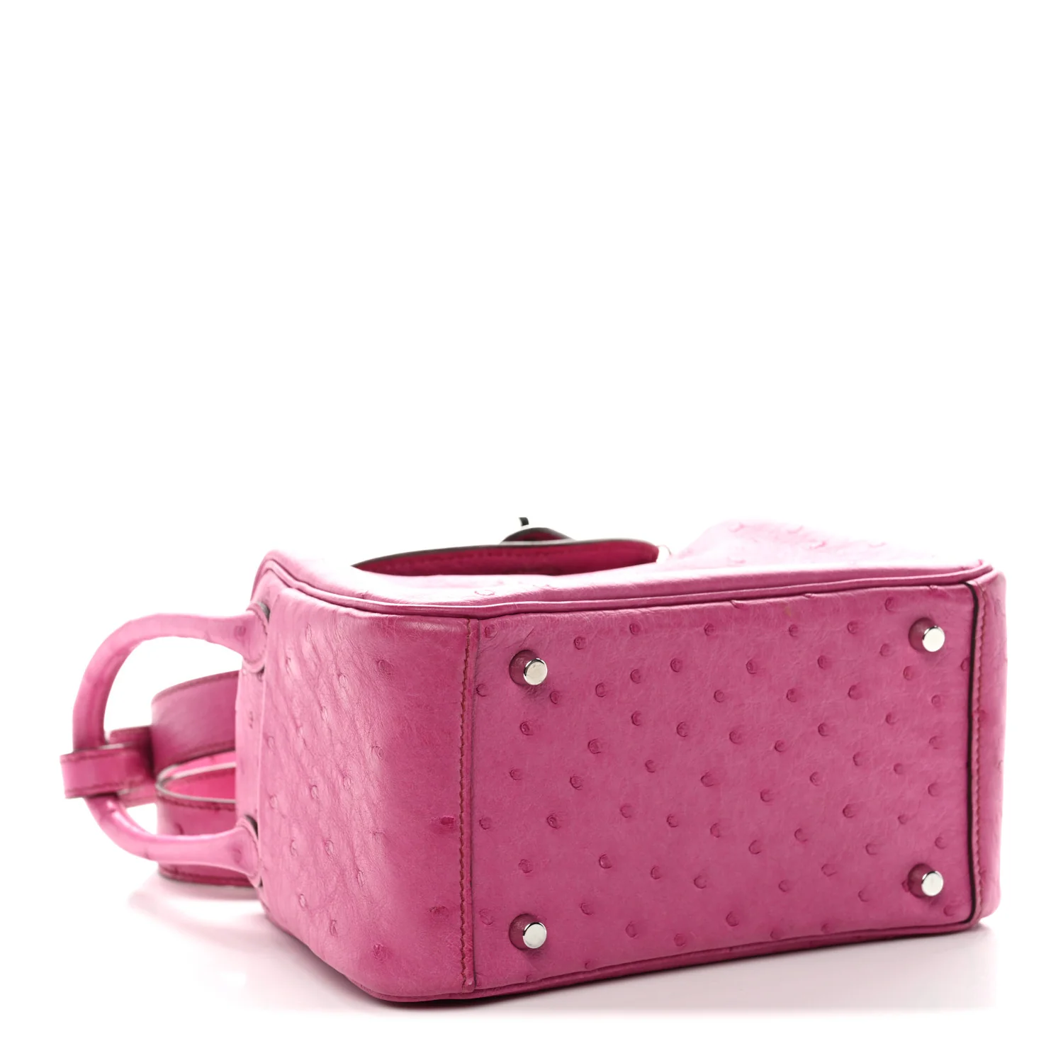 Ostrich Mini Lindy 20 Fuchsia - Image 4