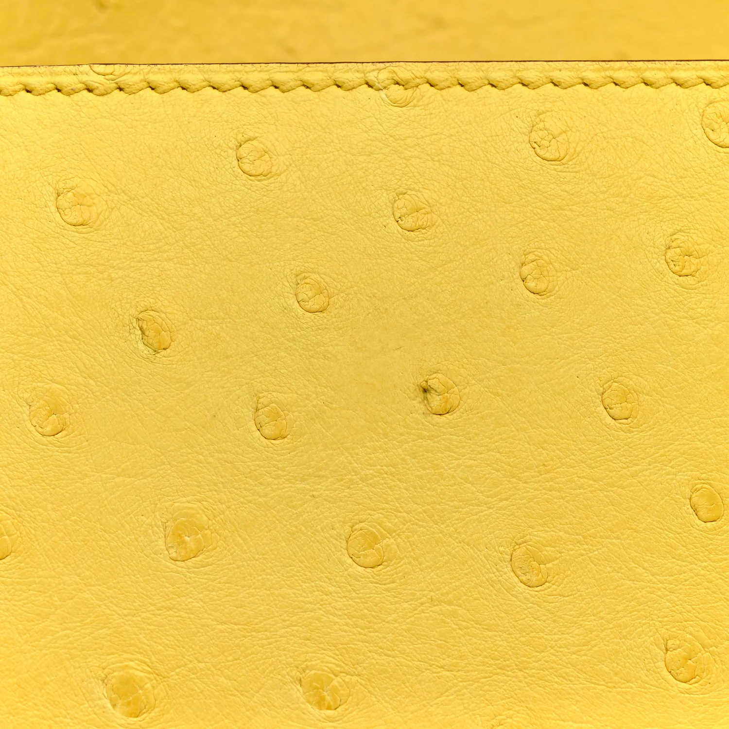 Ostrich Mini Sac Roulis Jaune Citron - Image 13