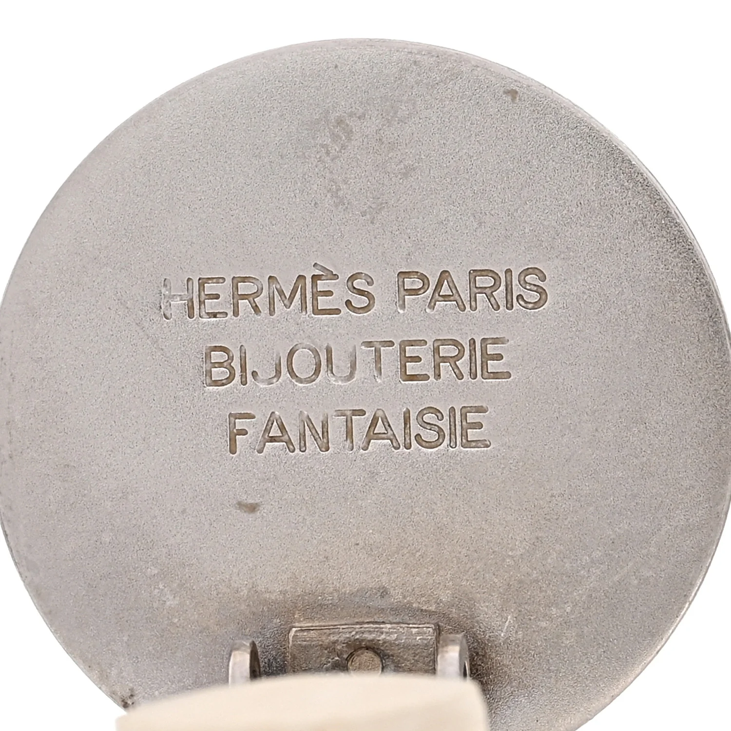 Palladium Clou De Selle Clip On Earrings - Image 4