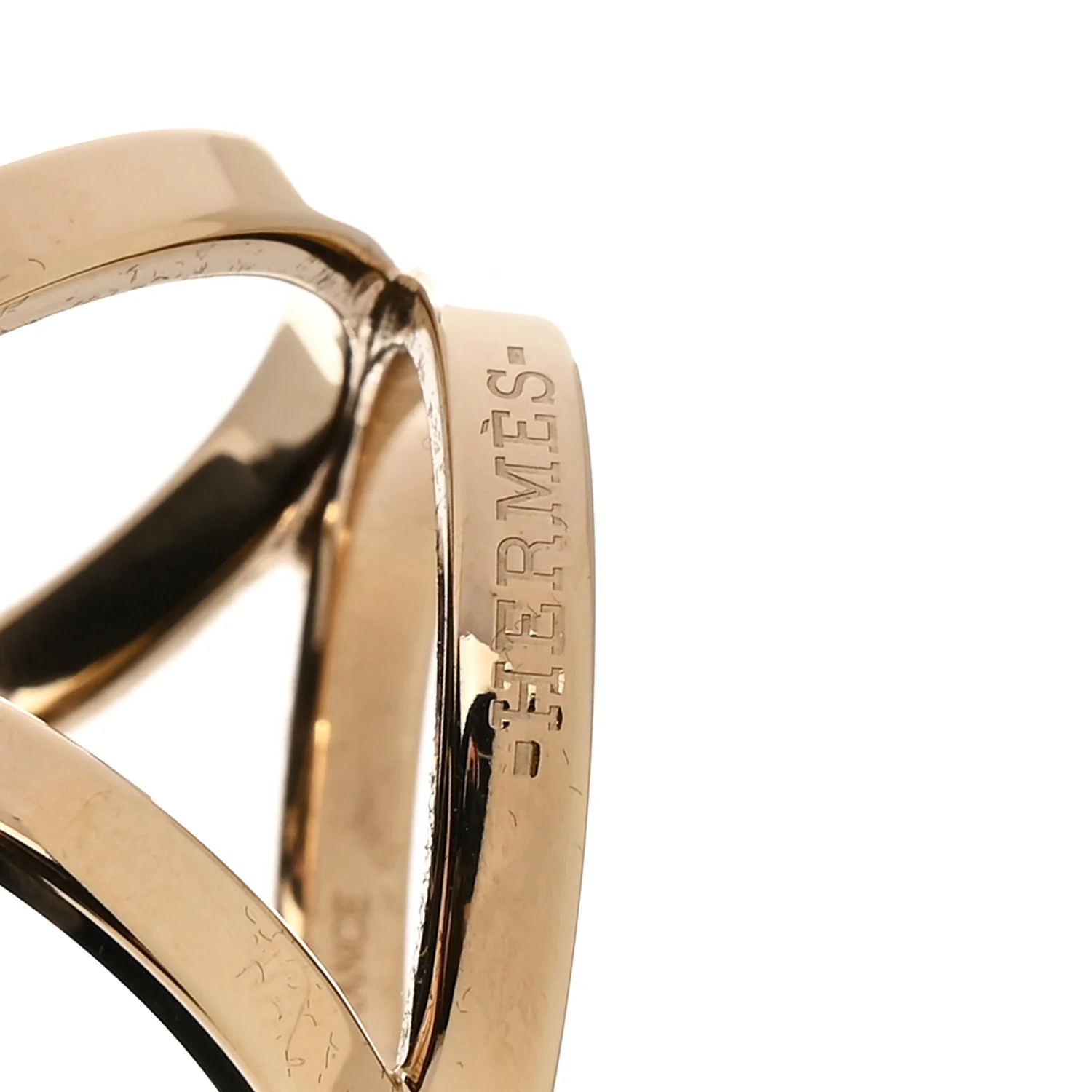 Permabrass Trio Scarf Ring - Image 3