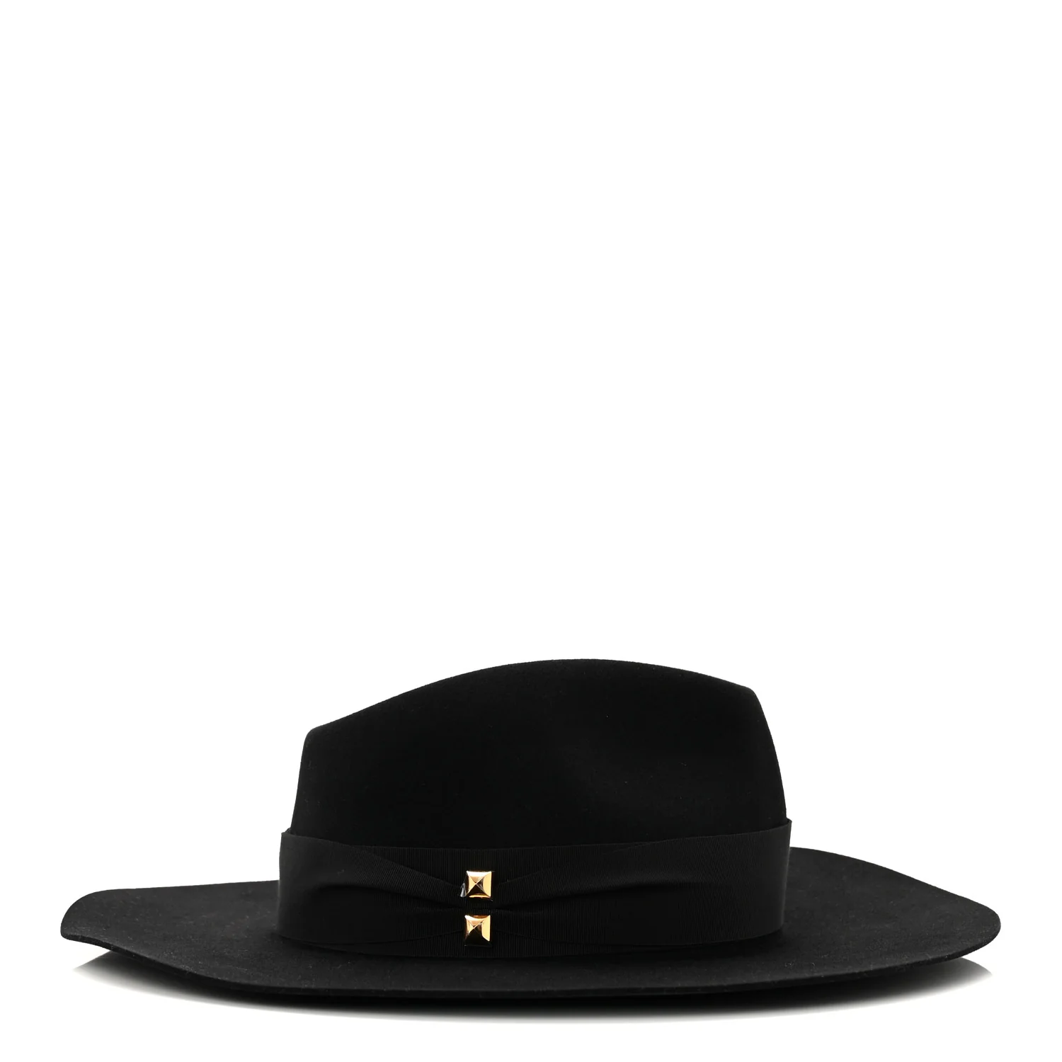 Rabbit Felt Faubourg Brides De Gala Hat 58 Black - Image 5