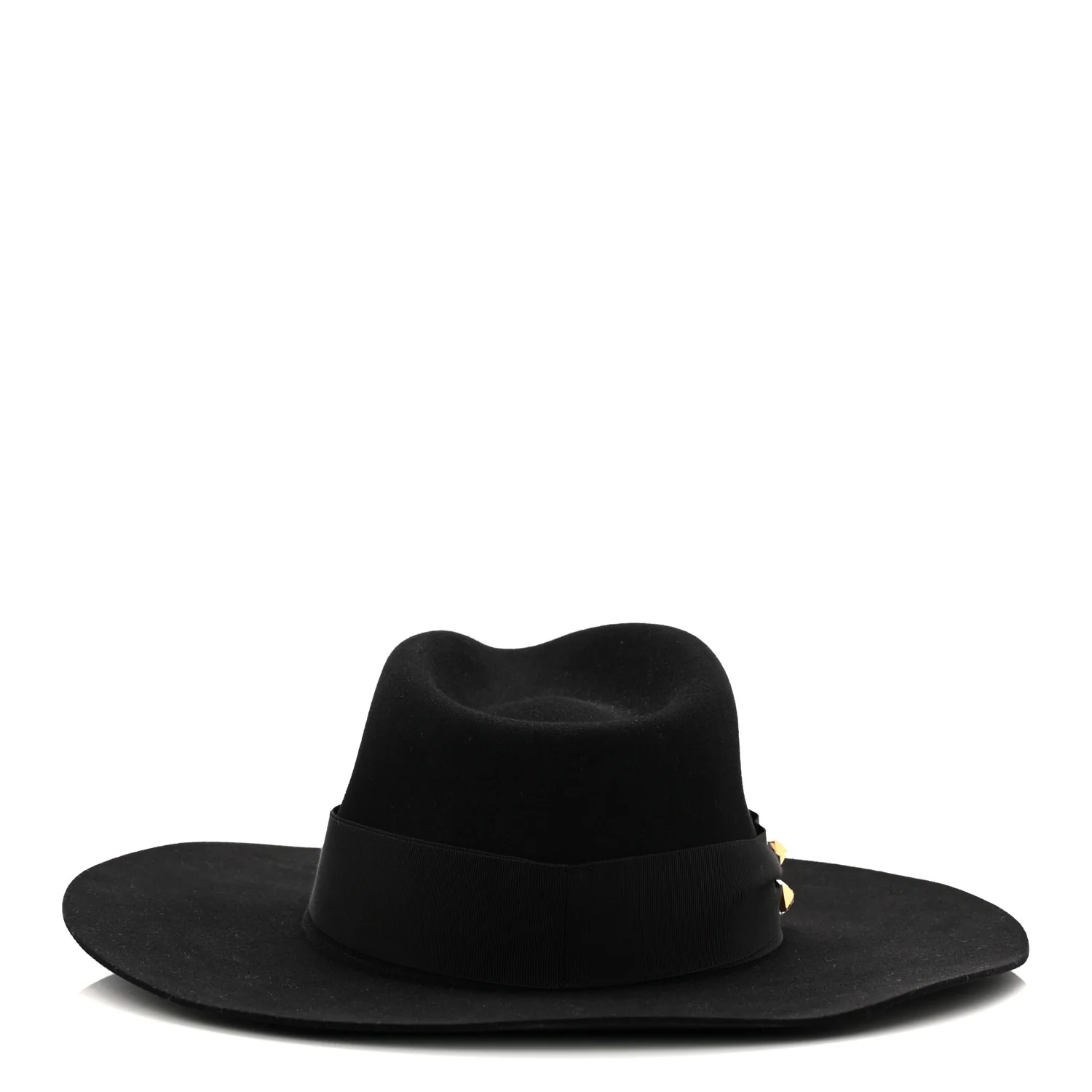 Rabbit Felt Faubourg Brides De Gala Hat 58 Black - Image 6