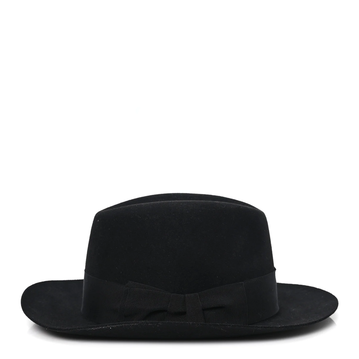 Rabbit Felt Hat Black - Image 6