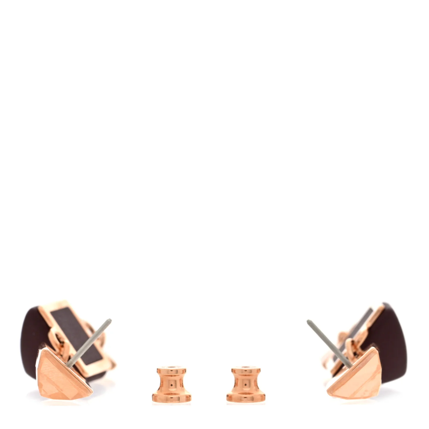 Rose Gold Swift Disco Faubourg Drop Earrings Bordeaux - Image 3