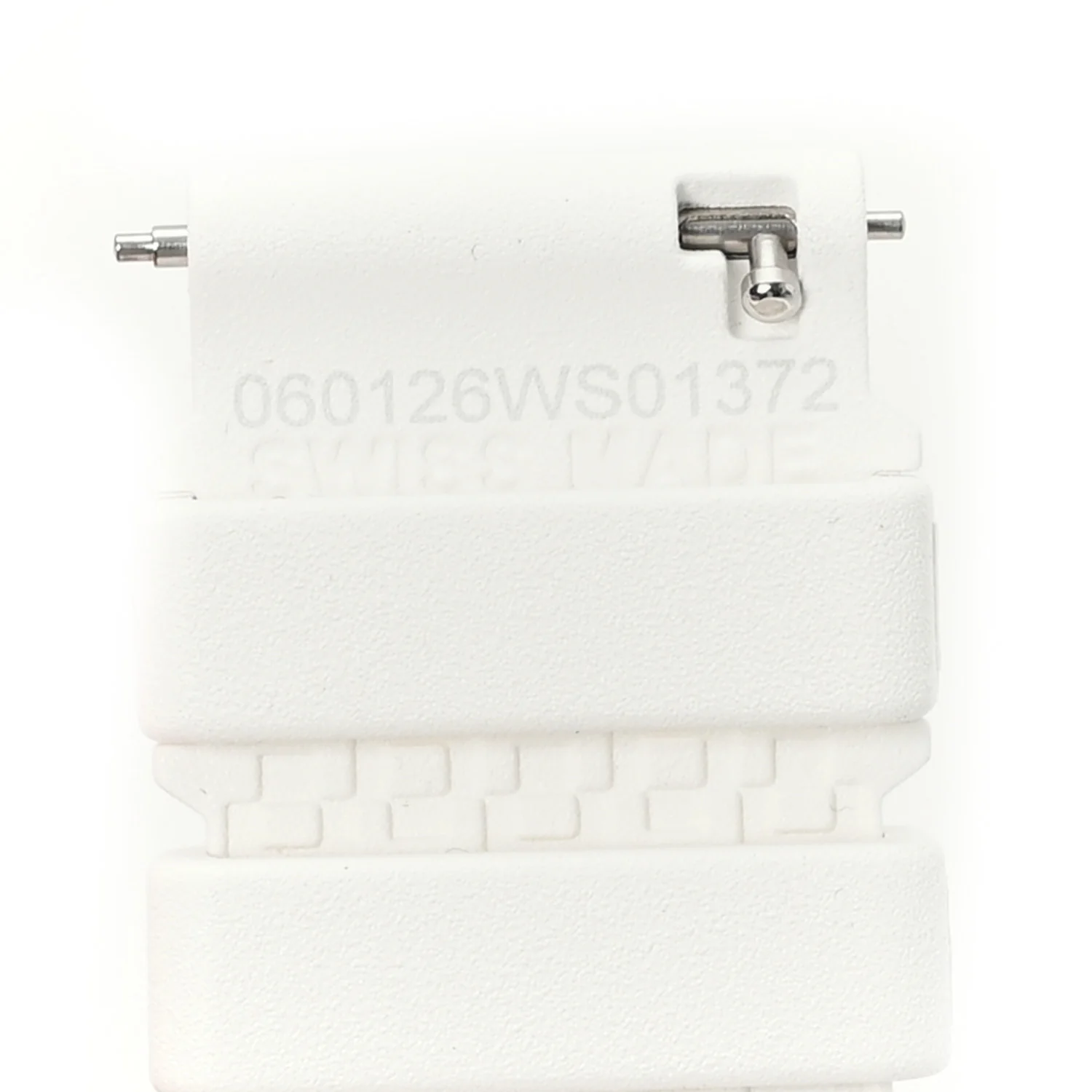 Rubber 36mm Large Cut Single Tour Band White - Image 4