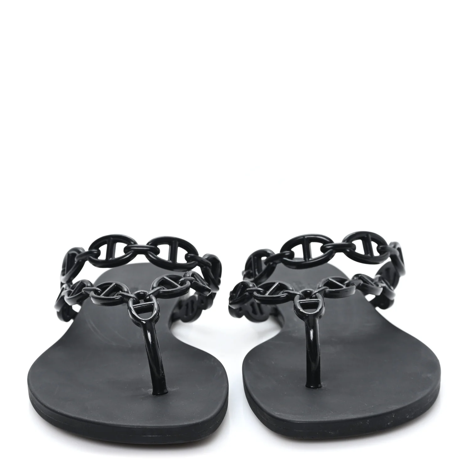Rubber Chaine d'Ancre Island Sandals 39 Black - Image 3
