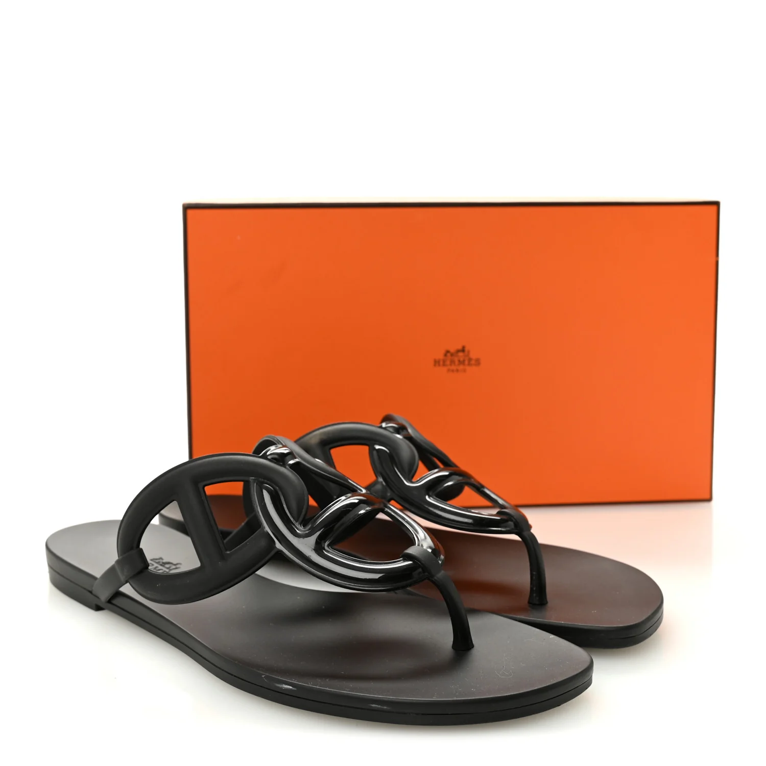 Rubber Womens Egerie Sandals 40 Black - Image 10