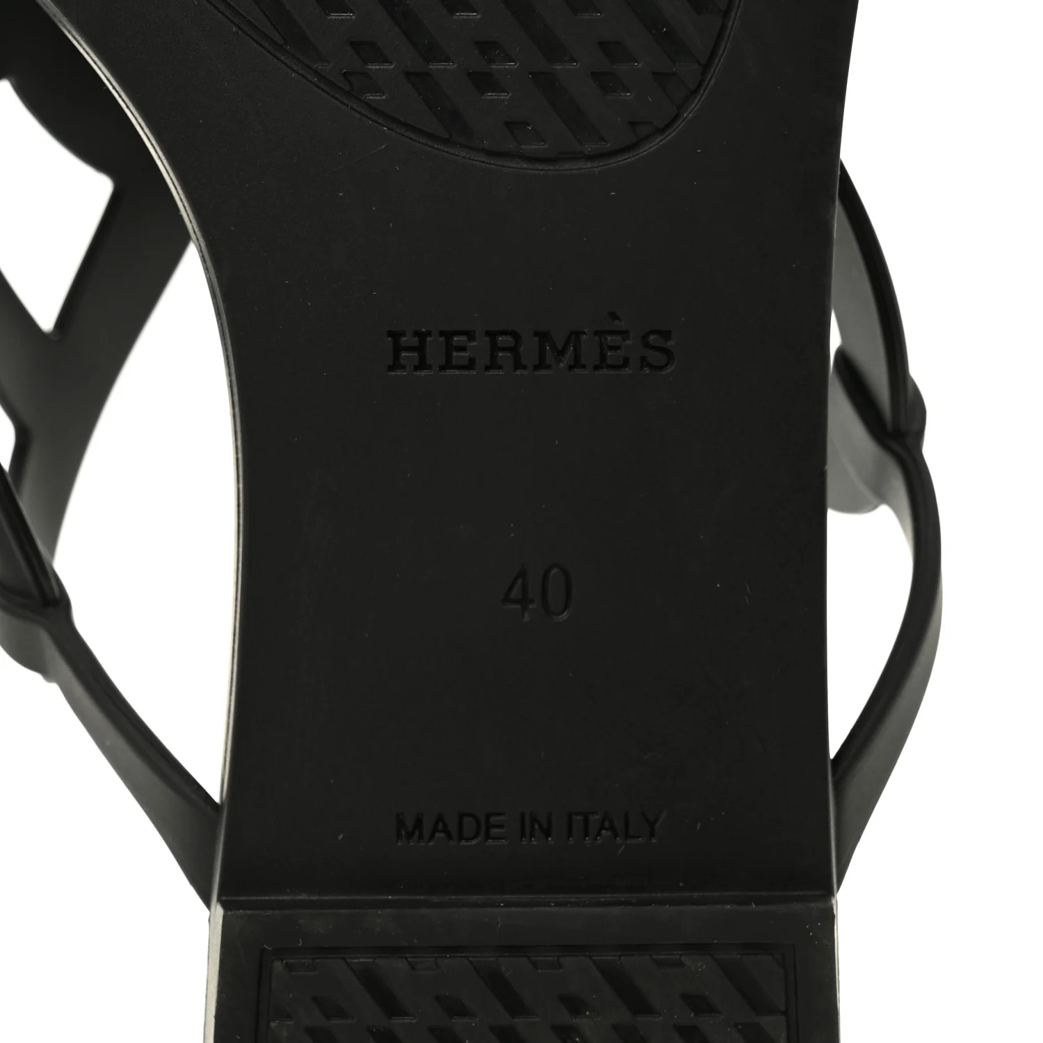 Rubber Womens Egerie Sandals 40 Black - Image 6