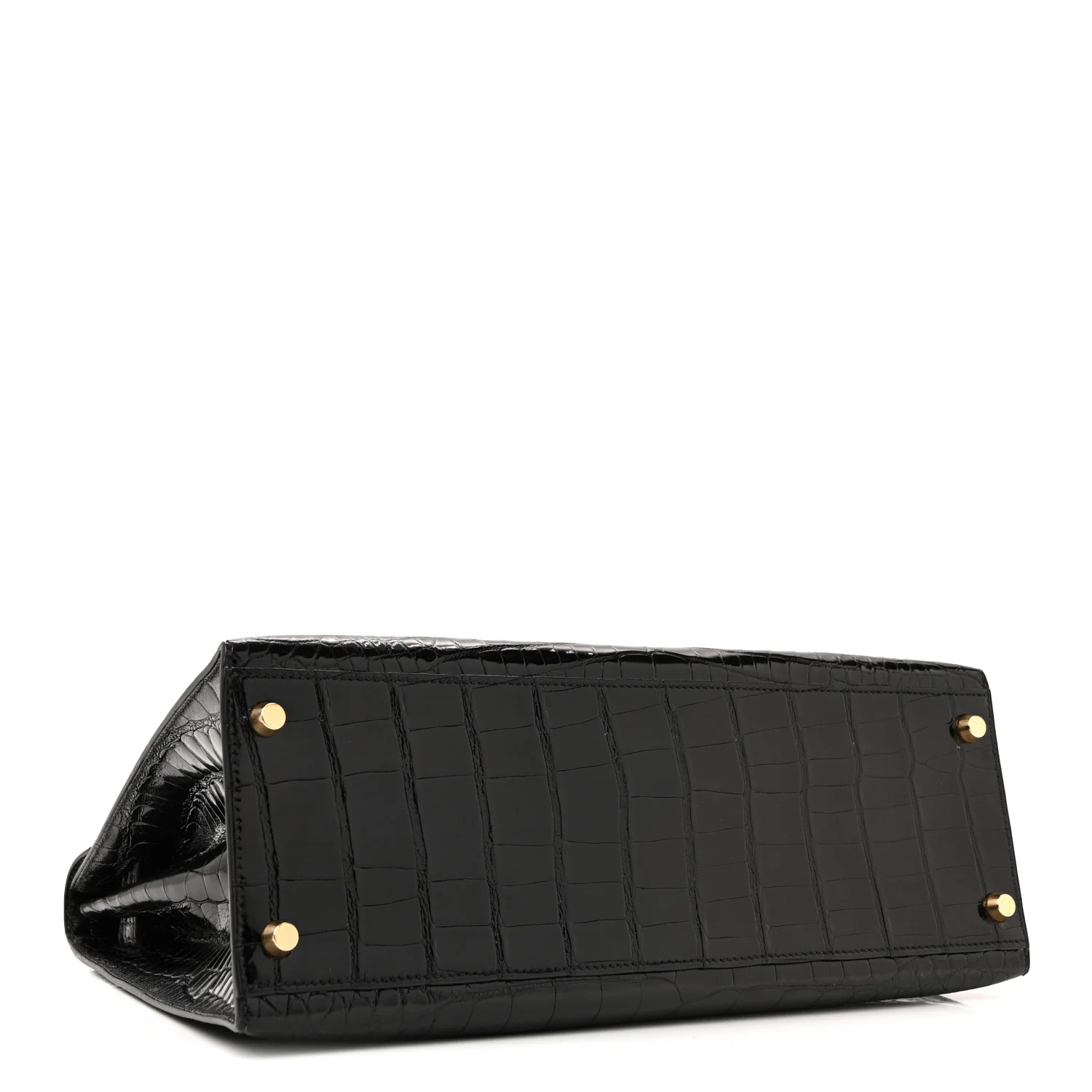 Shiny Alligator Kelly Sellier 32 Black - Image 6