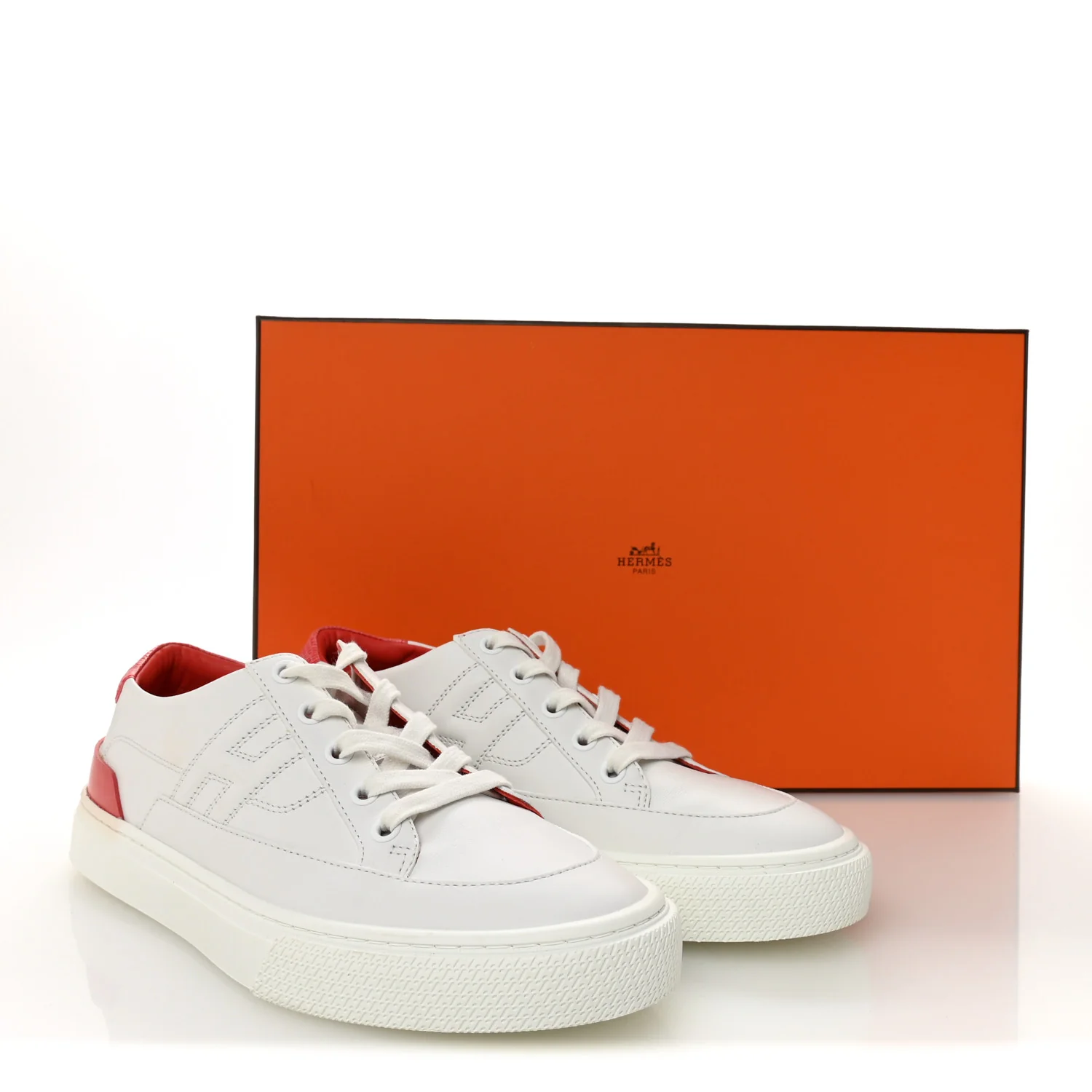 Shiny Lizard Calfskin Deep Sneakers 38 White Bougainvillea - Image 10
