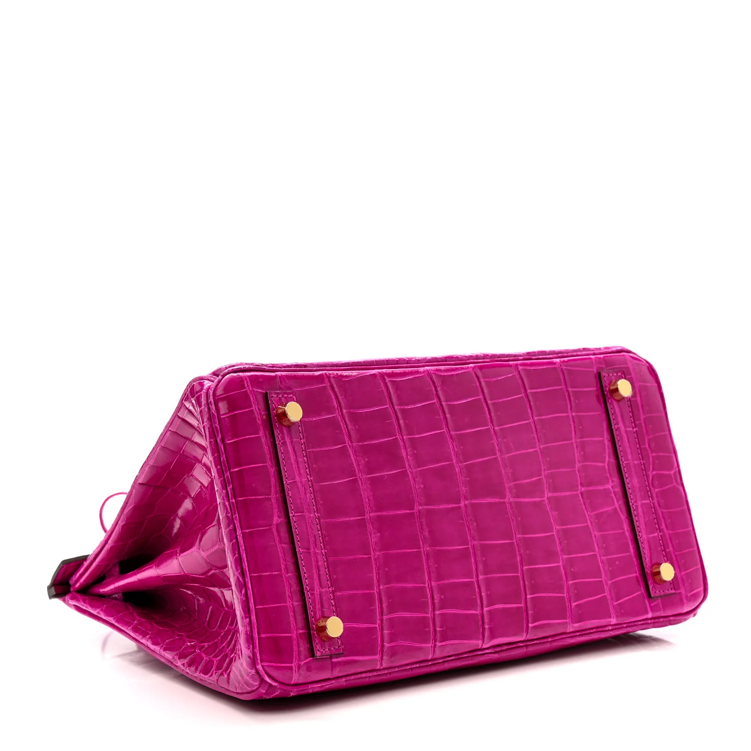 Shiny Niloticus Crocodile Birkin 30 Rose Scheherazade - Image 4