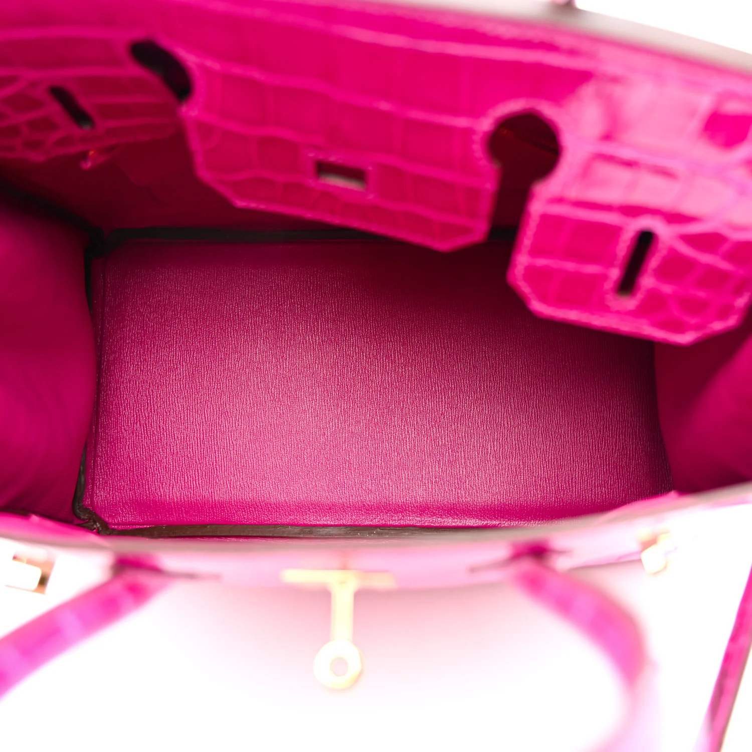 Shiny Niloticus Crocodile Birkin 30 Rose Scheherazade - Image 5