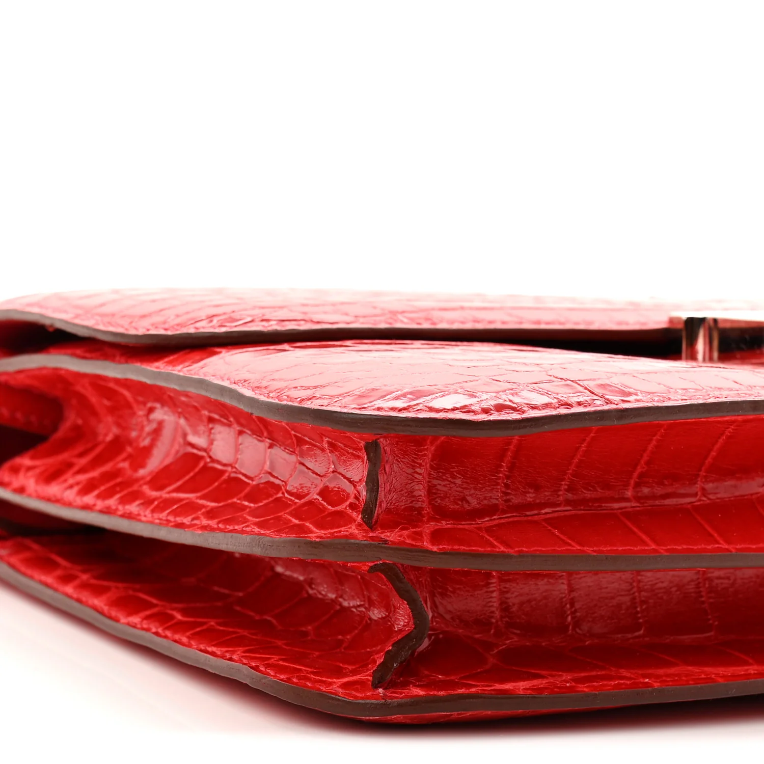 Shiny Niloticus Crocodile Constance Elan 25 Rouge Casaque - Image 16