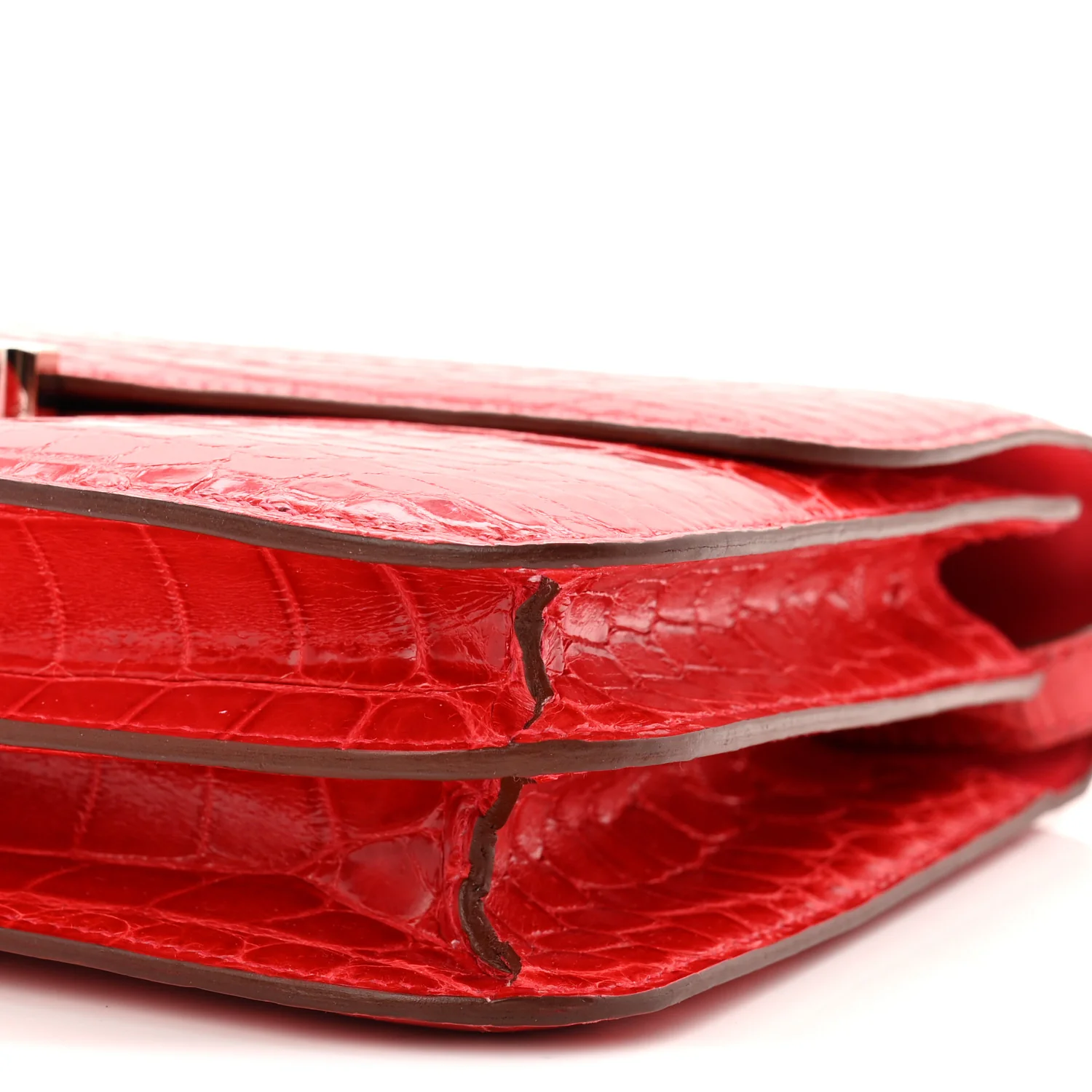 Shiny Niloticus Crocodile Constance Elan 25 Rouge Casaque - Image 18