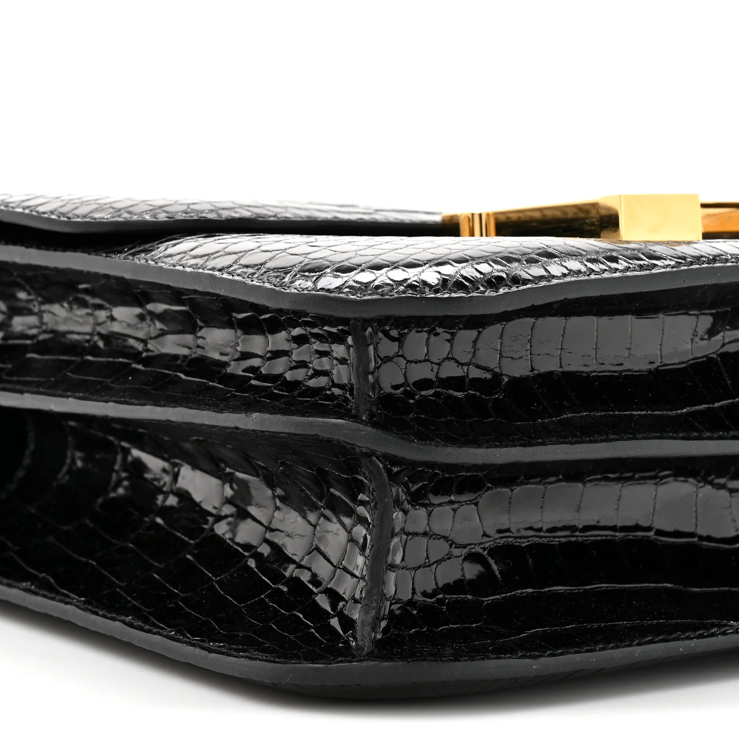 Shiny Porosus Crocodile Constance 24 Black - Image 11