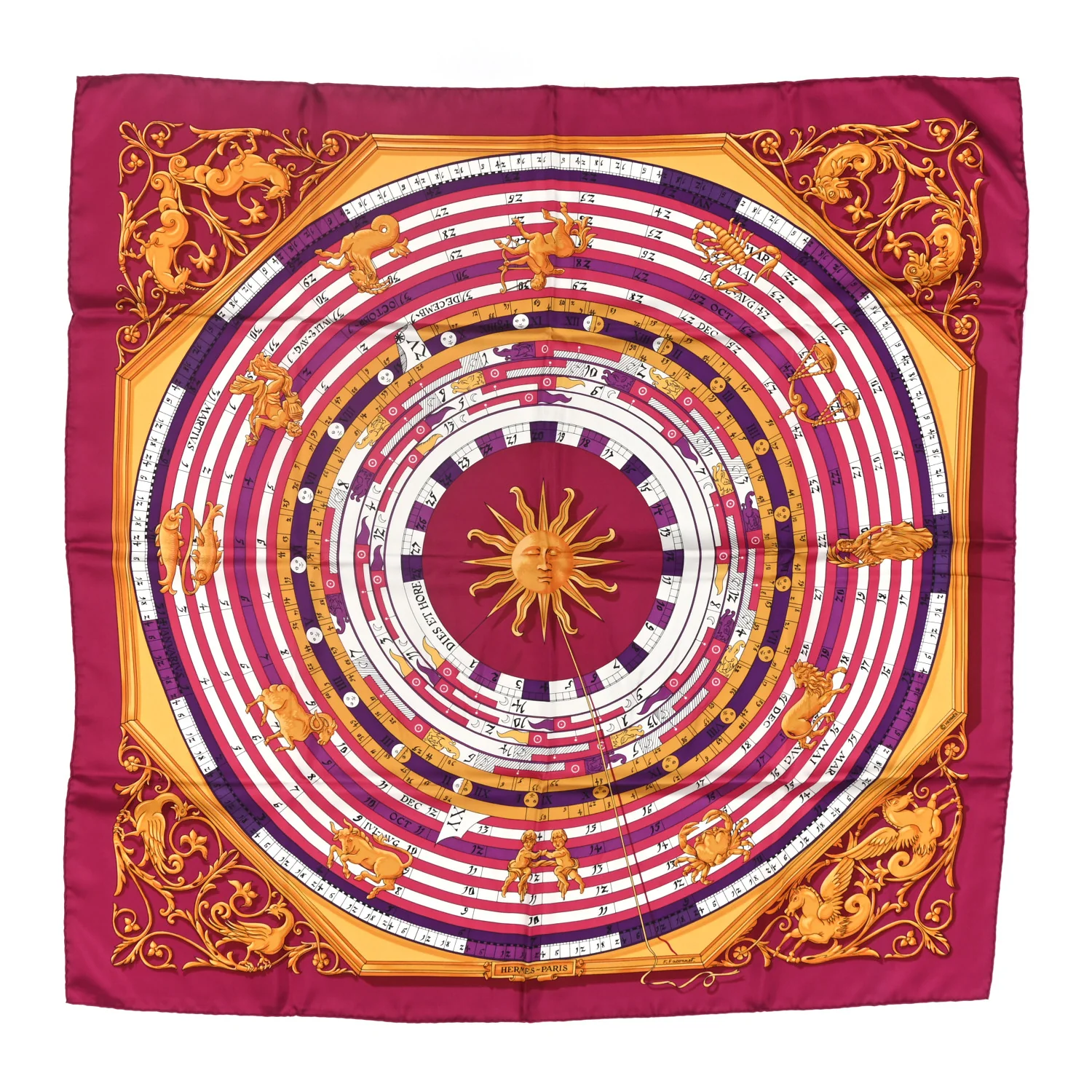 Silk Astrologie Scarf 90