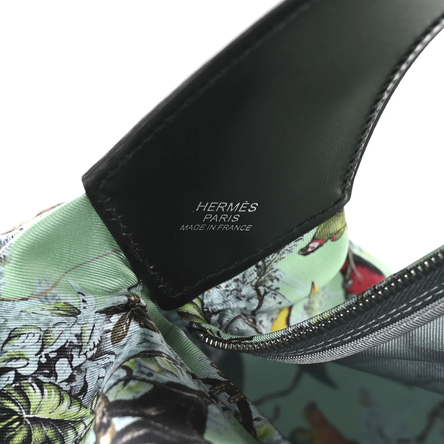 Silk Balusoie Bag Menthe Black - Image 6