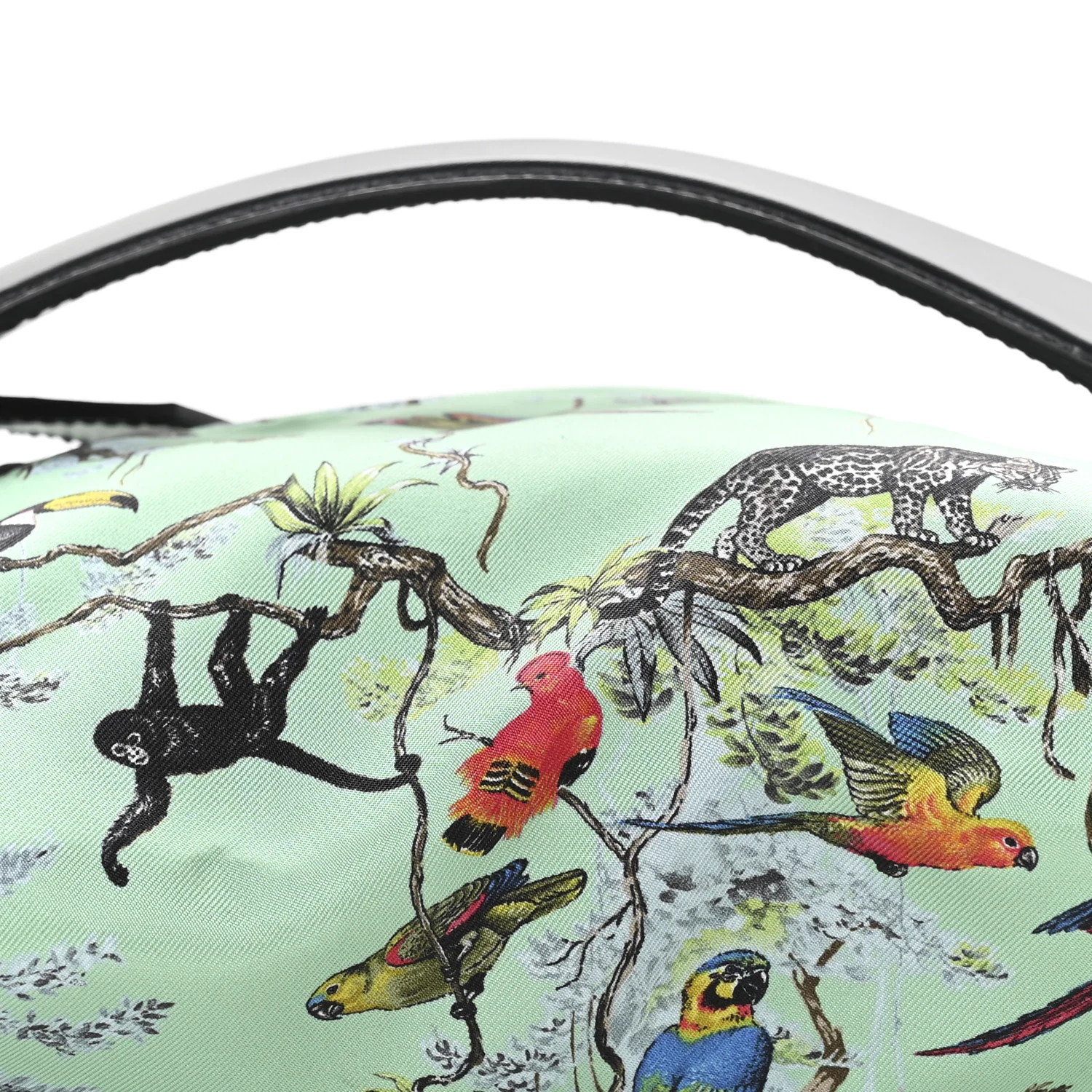 Silk Balusoie Bag Menthe Black - Image 8