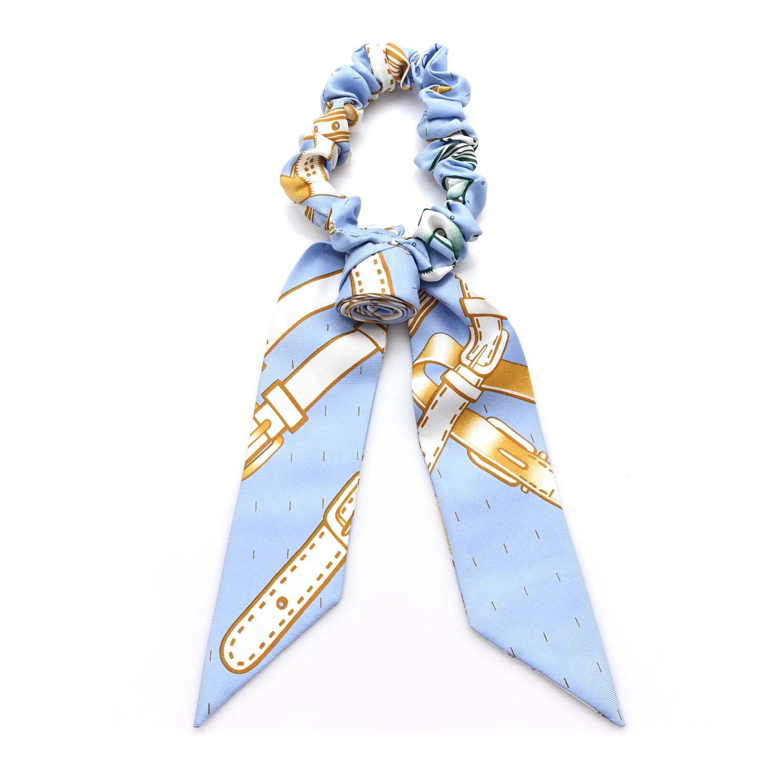 Silk Blla A L'Ombre Des Chouchou Scrunchie Blue