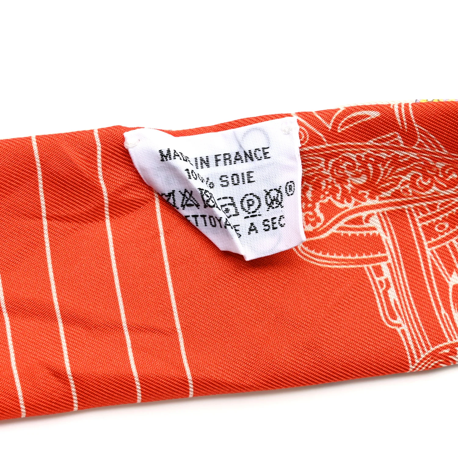 Silk Brides De Gala En Fleurs Twilly Vanille Orange Kaki - Image 3