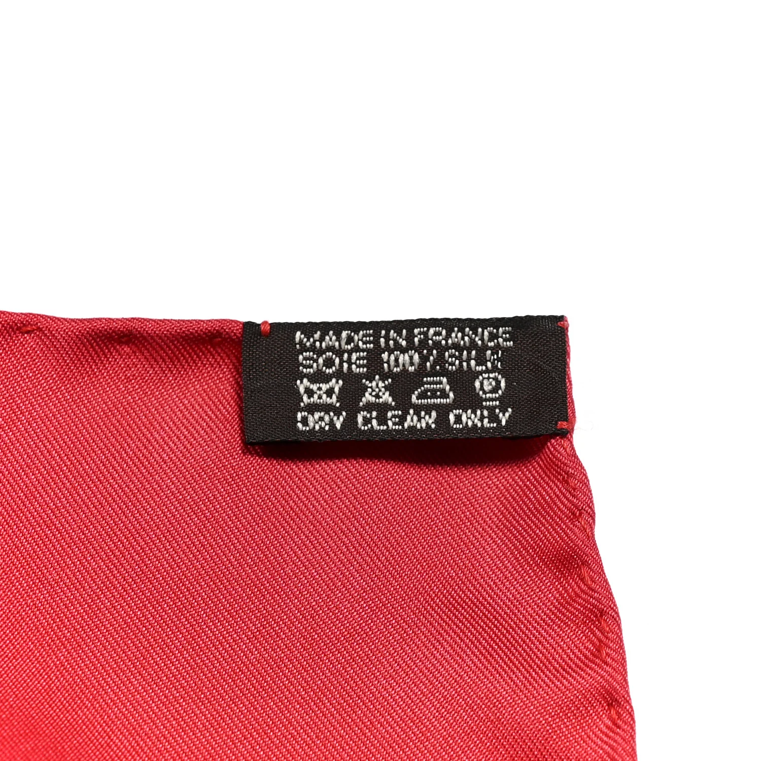 Silk Camails Scarf 90 Rouge Rose Pale Ciel - Image 3
