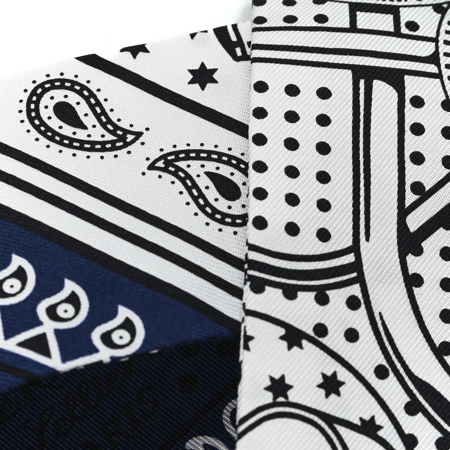 Silk Eperon d'Or Cut Twilly White Marine Black - Image 4