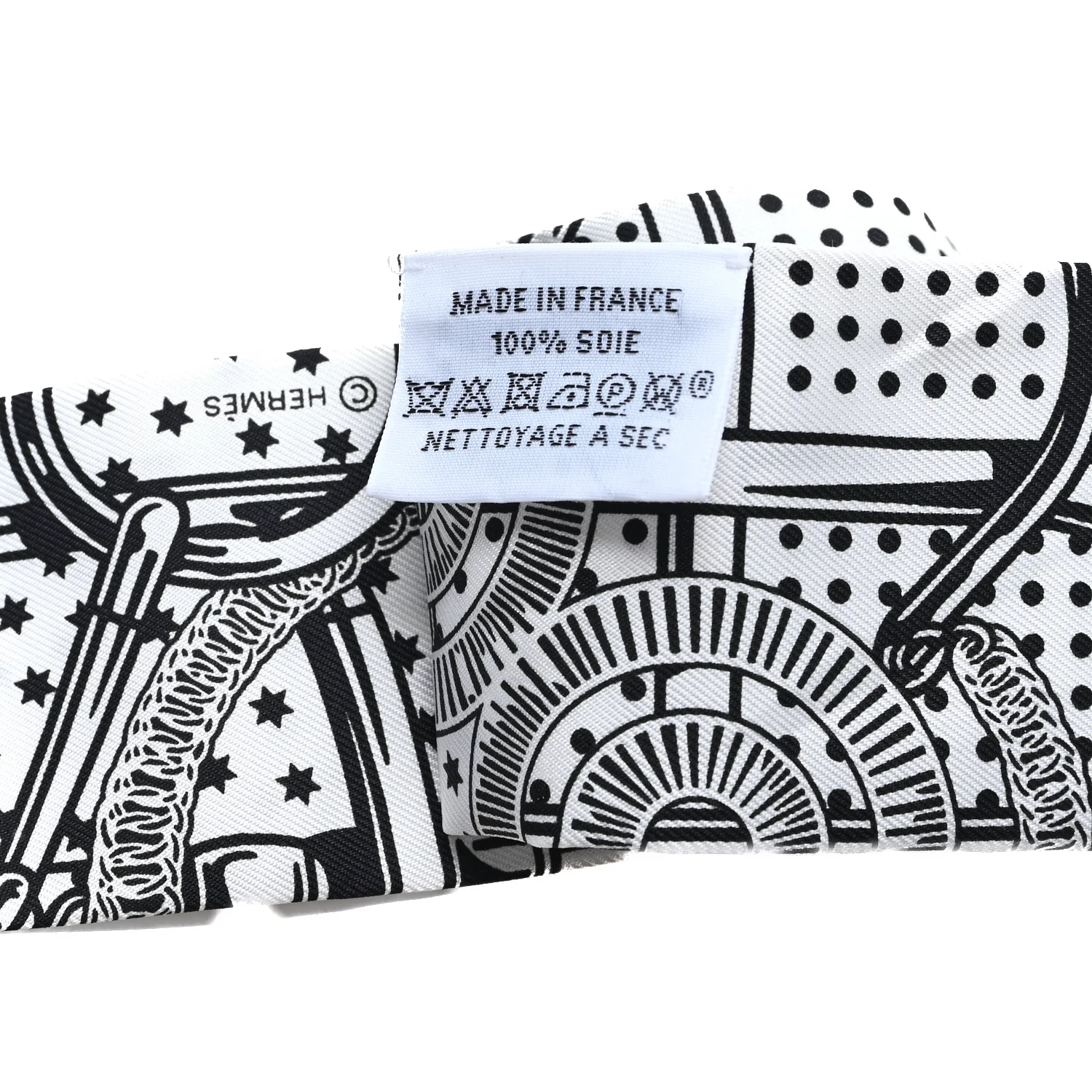 Silk Eperon d'Or Cut Twilly White Marine Black - Image 3