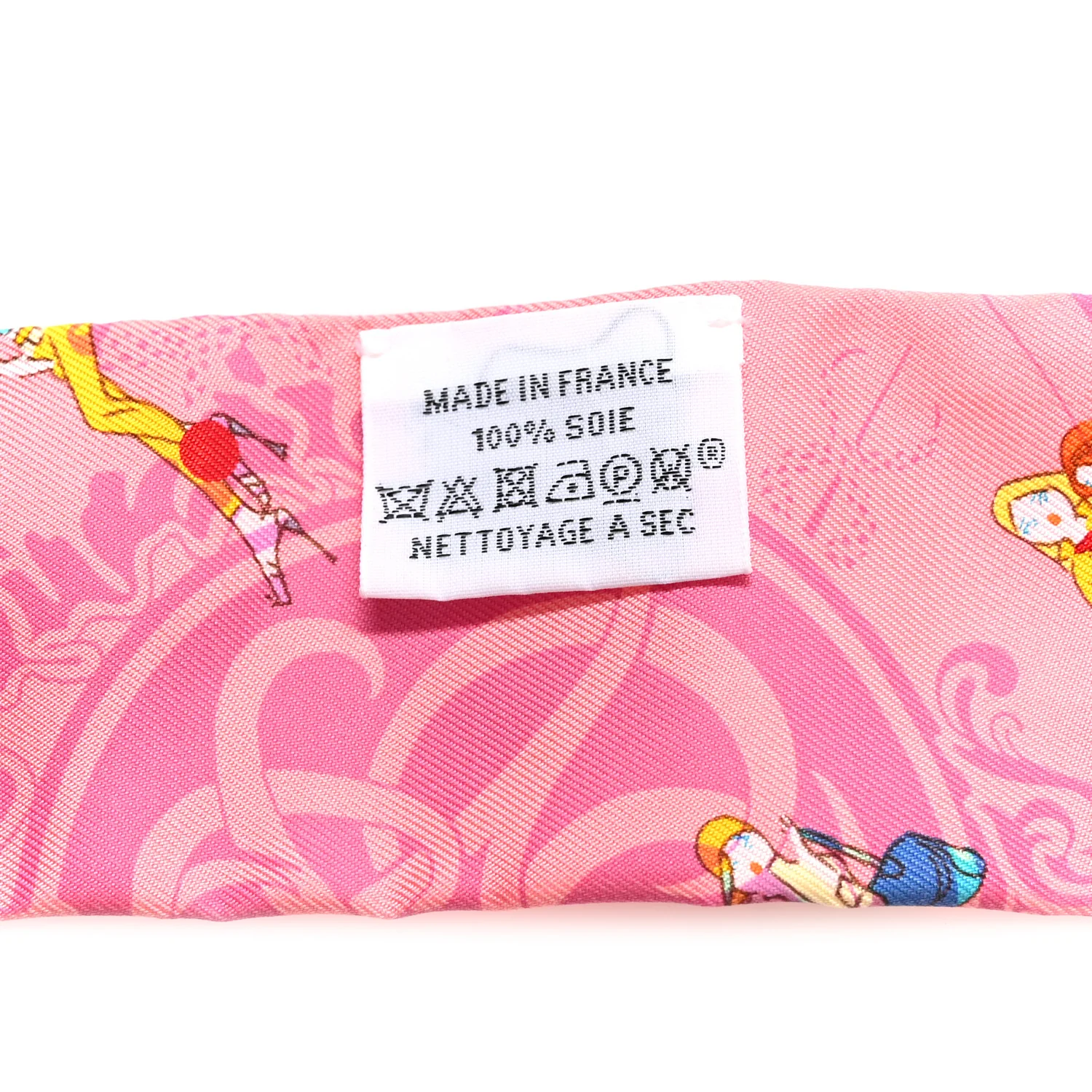 Silk Ex-Libris Les Parisie Twilly Rose Malabar Jaune - Image 4