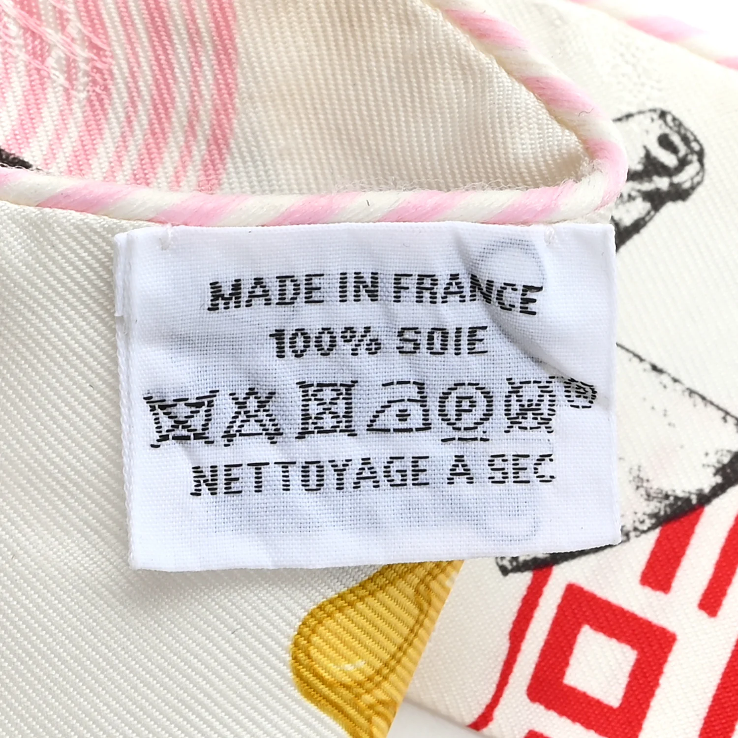 Silk Garde Robe Pop Charms Twilly White Multicolor - Image 3
