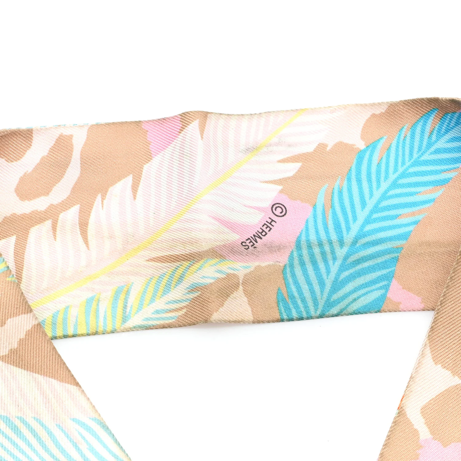 Silk Jaguar Quetzal Twilly Rose Beige Orange - Image 3