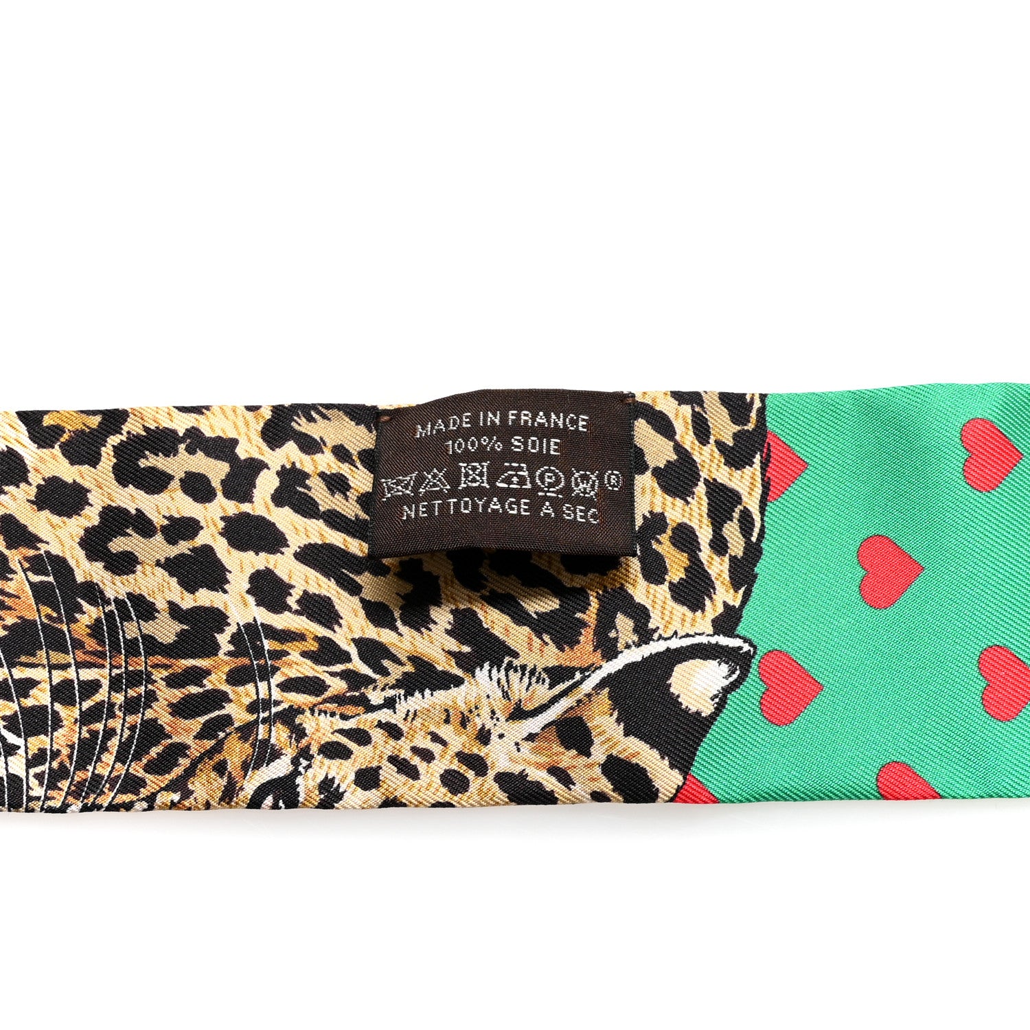 Silk Jungle Love Love Twilly Emeraude Rose Brun - Image 4