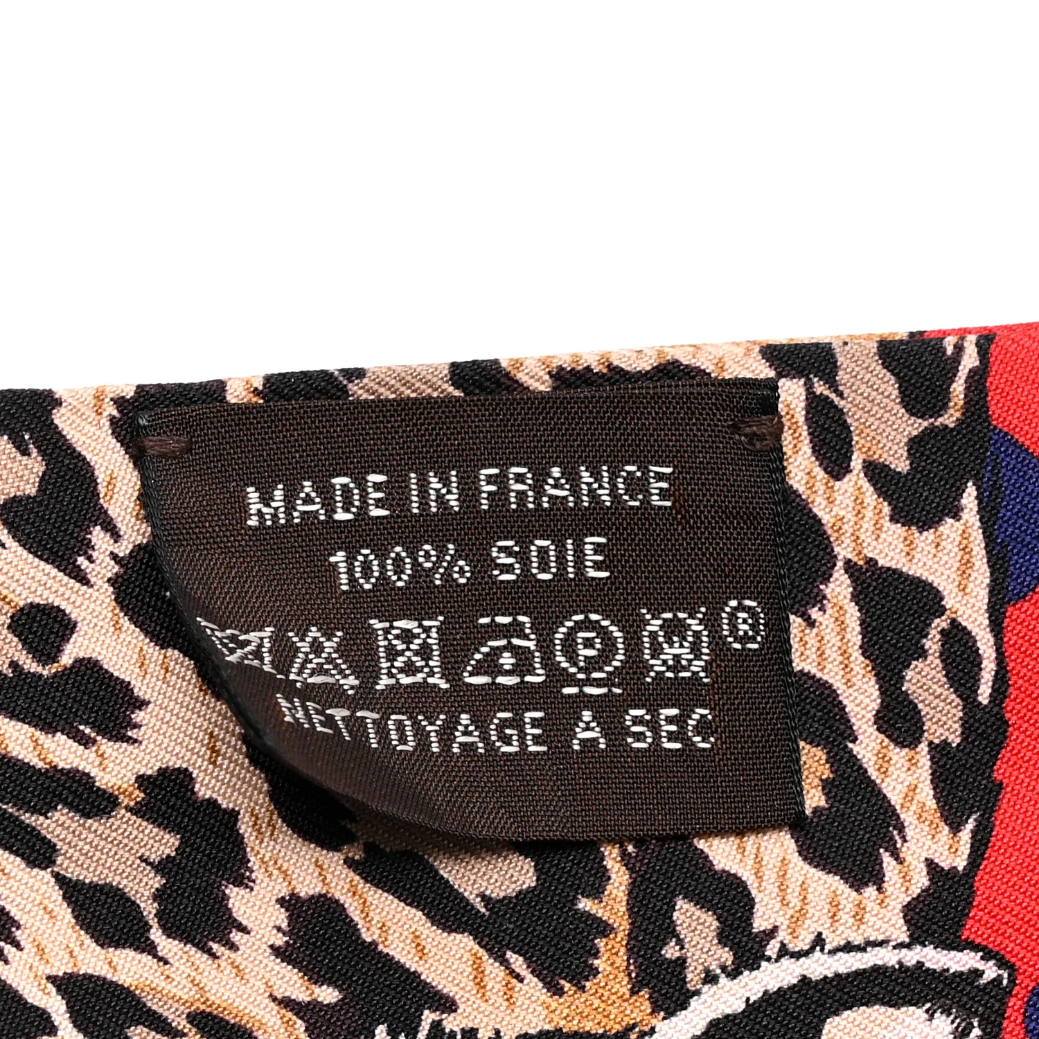 Silk Jungle Love Love Twilly Rouge Marine Fauve - Image 3