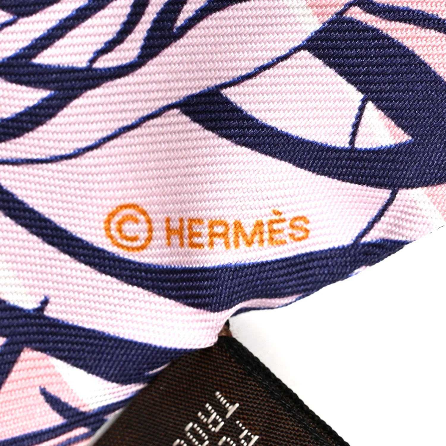 Silk Jungle Love Rainbow Twilly Orange Encre Vieux Rose - Image 4