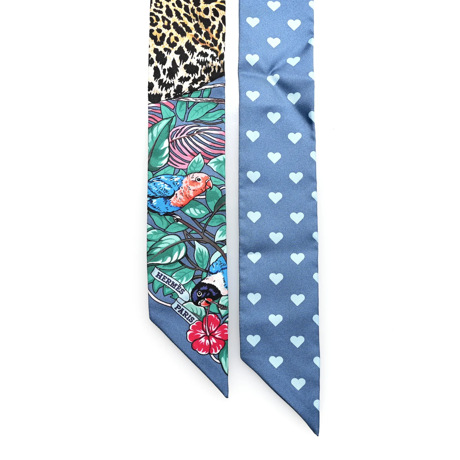 Silk Jungle Love Twilly Gris Bleuete Vert - Image 2