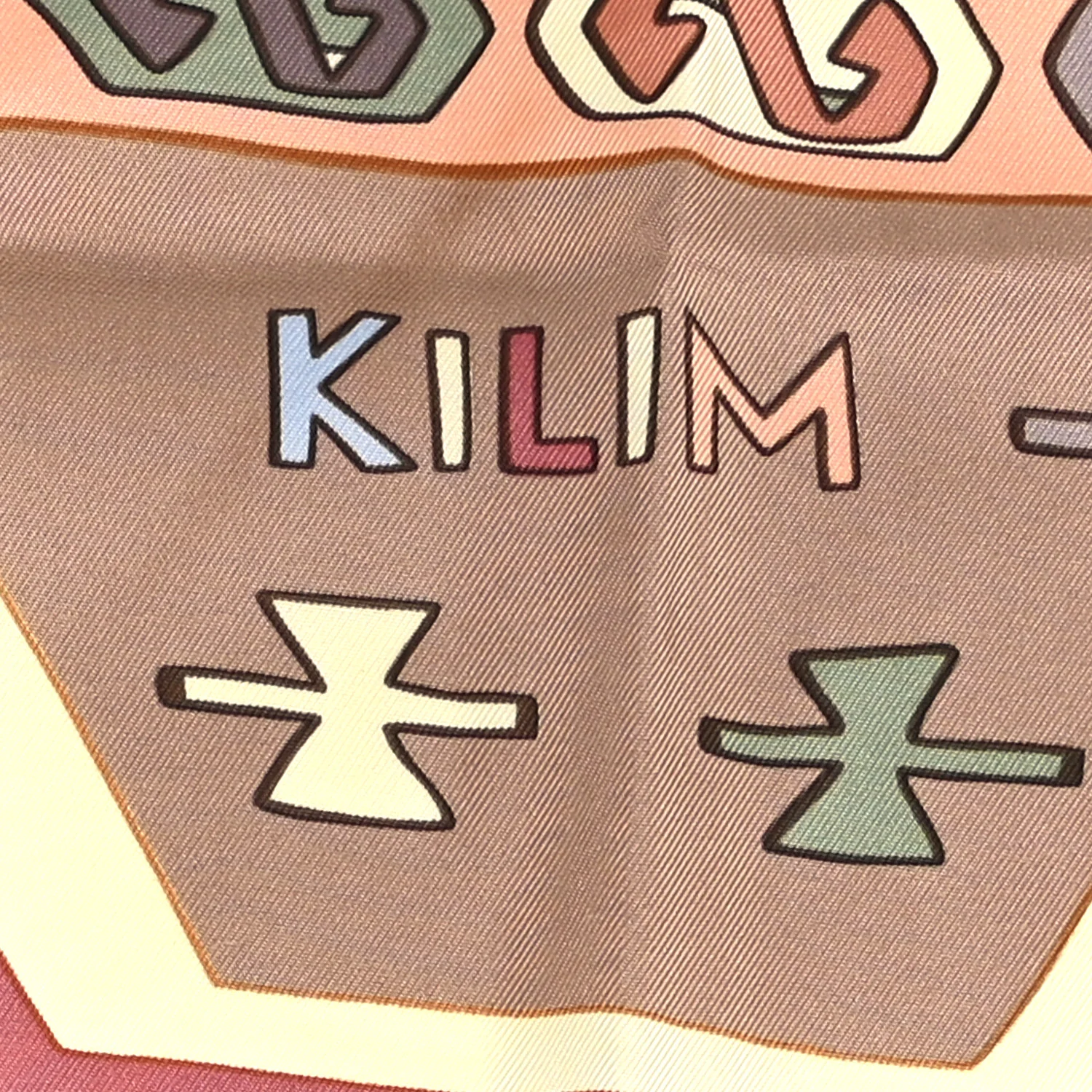 Silk Kilim Scarf 90 - Image 5