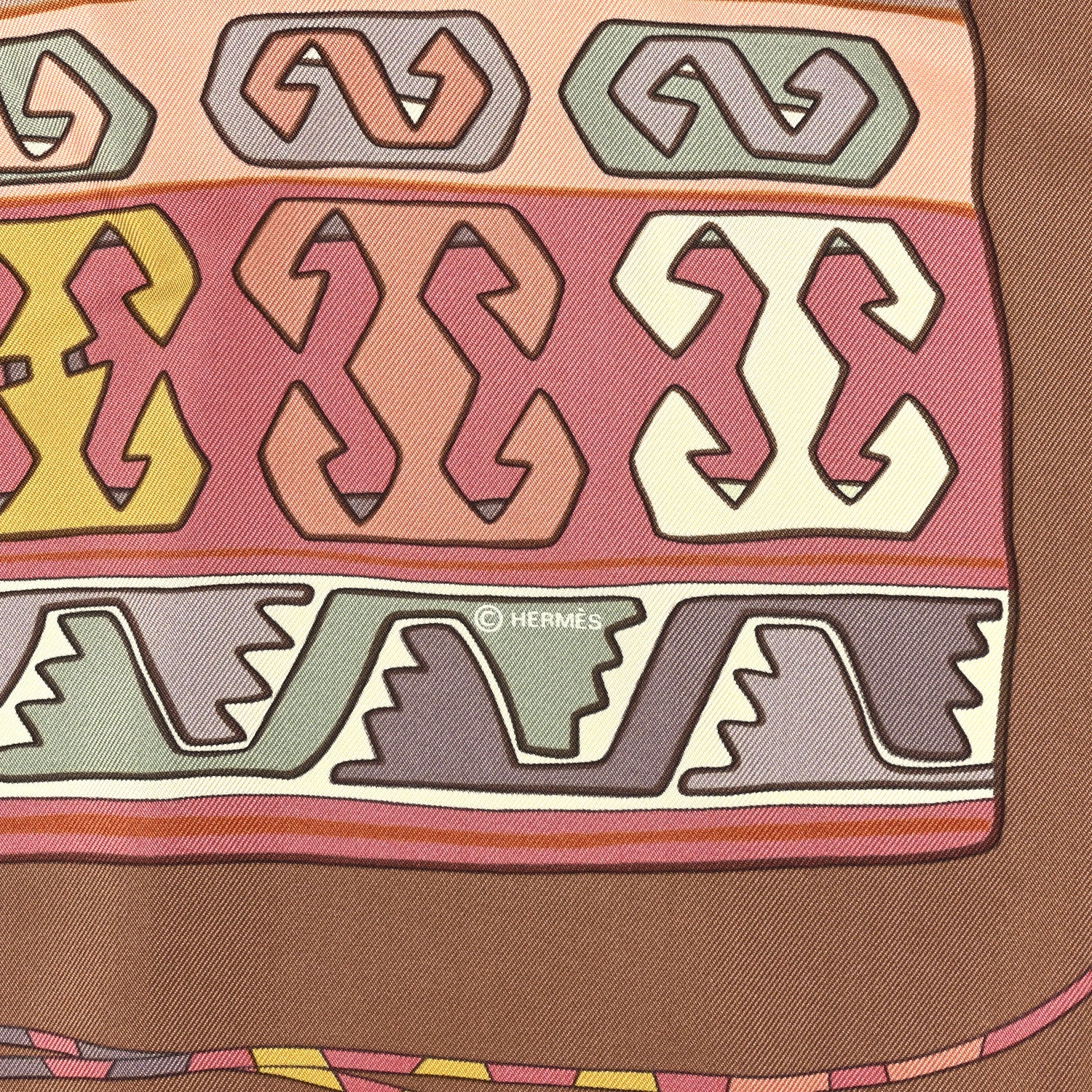 Silk Kilim Scarf 90 - Image 8
