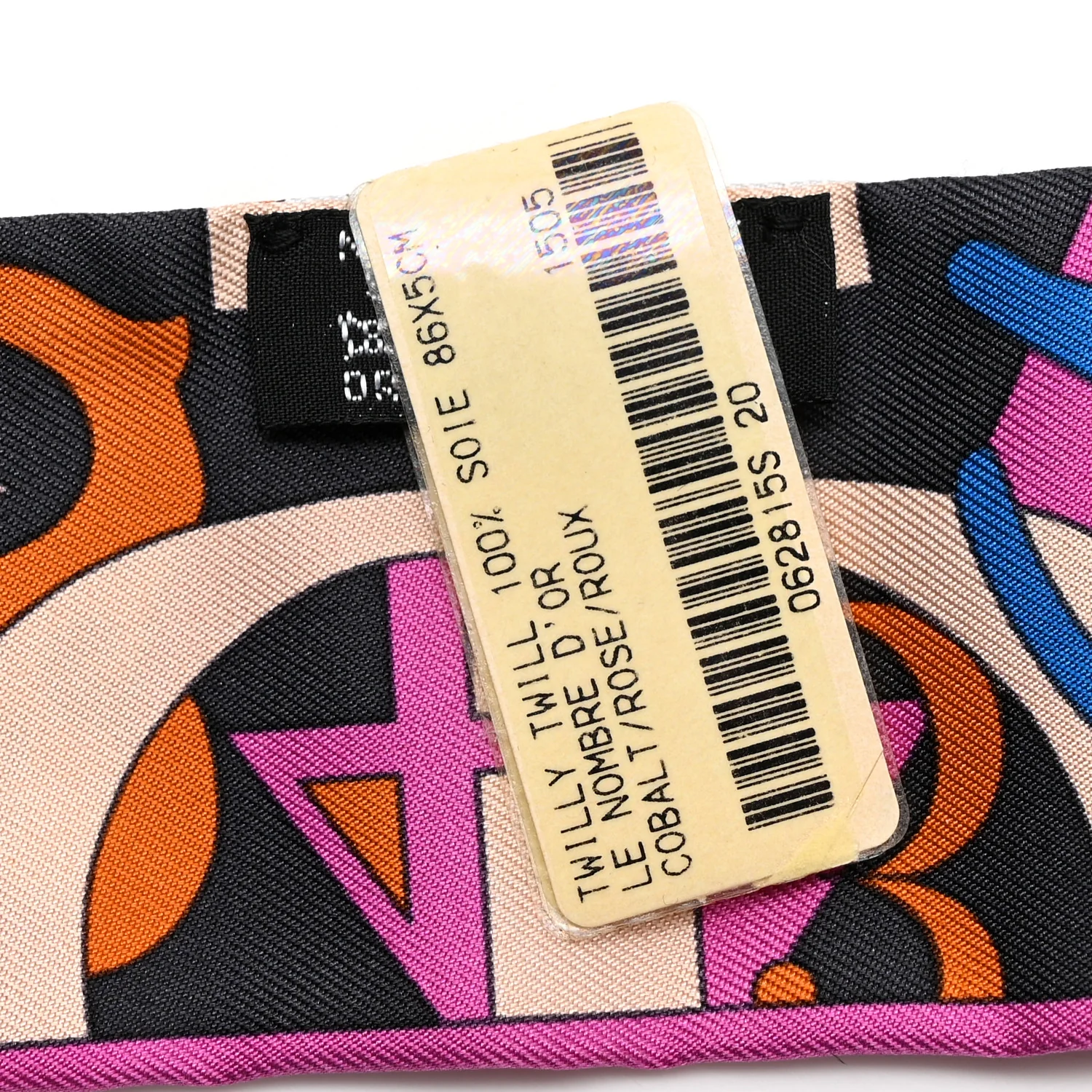Silk Le Nombre D'Or Twilly Cobalt Rose Roux - Image 3