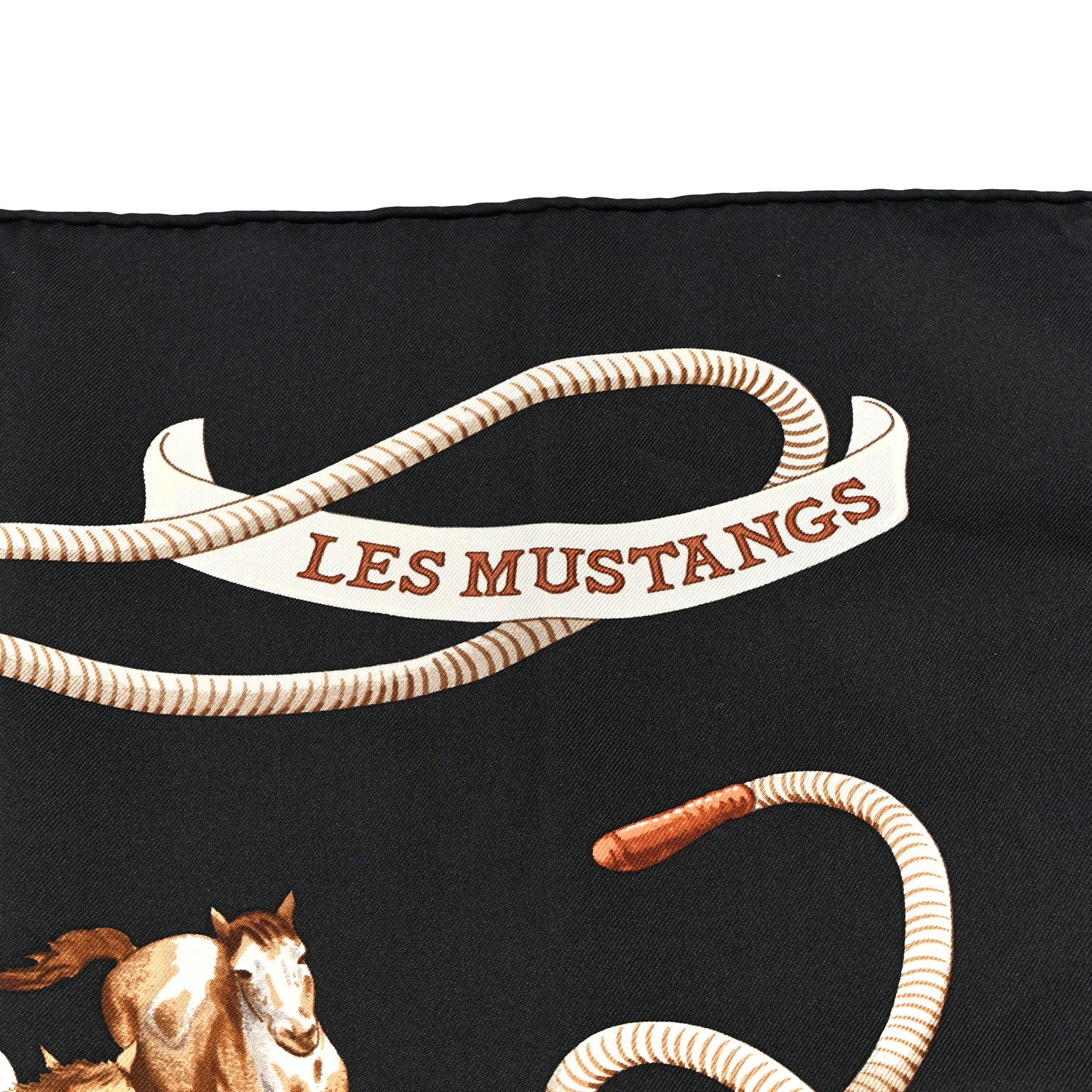 Silk Les Mustangs Scarf 90 - Image 5