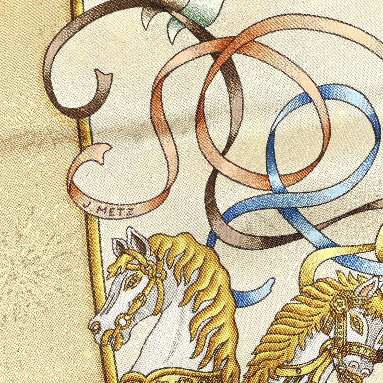 Silk Luna Park Scarf 90 - Image 4