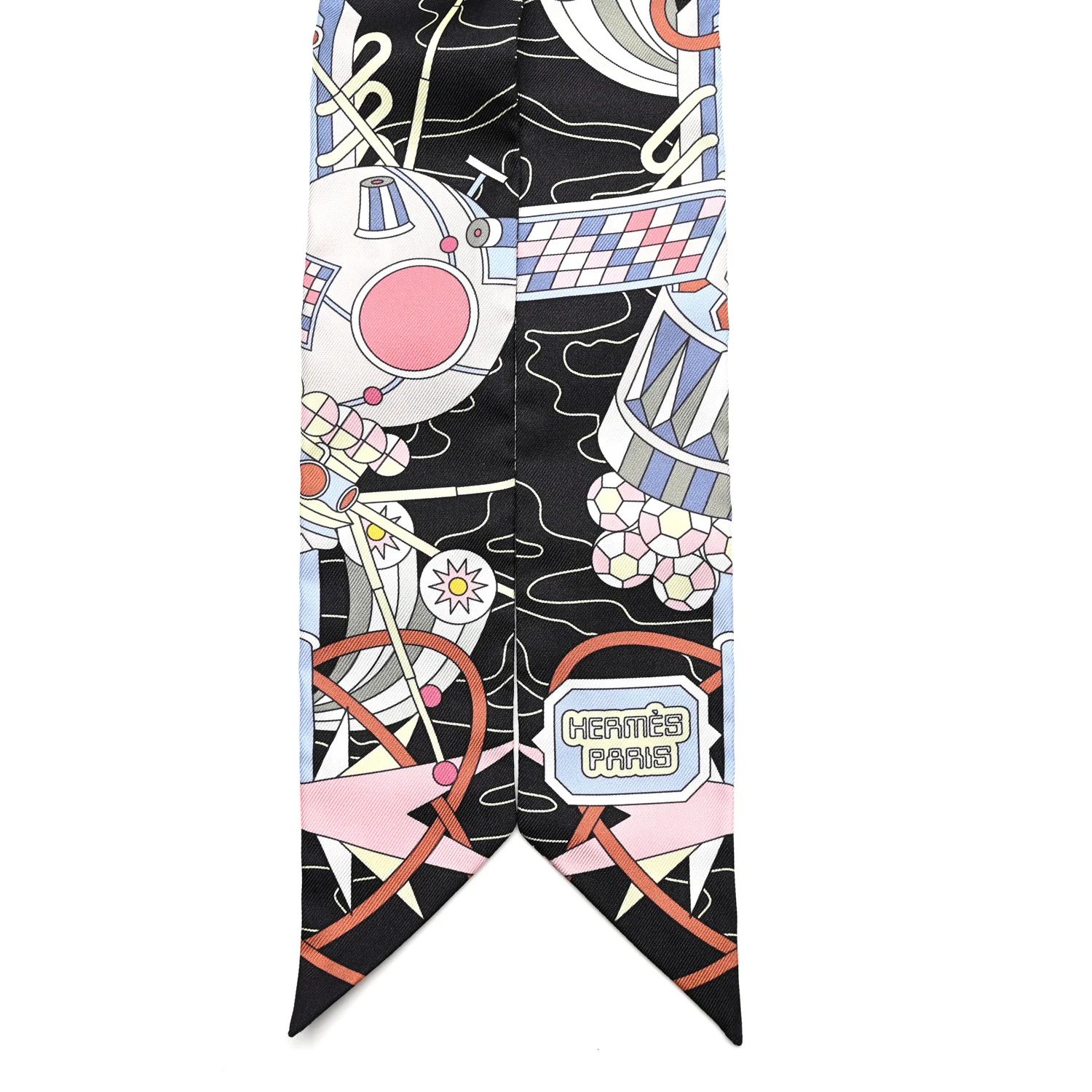 Silk Odyssey Twilly Black Bleu Ciel Rose - Image 2