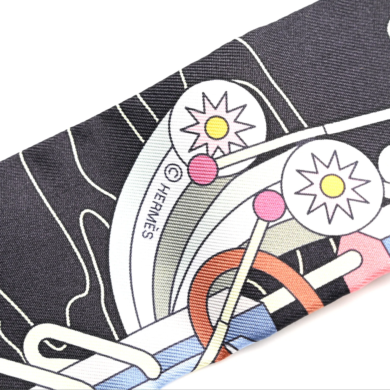 Silk Odyssey Twilly Black Bleu Ciel Rose - Image 4