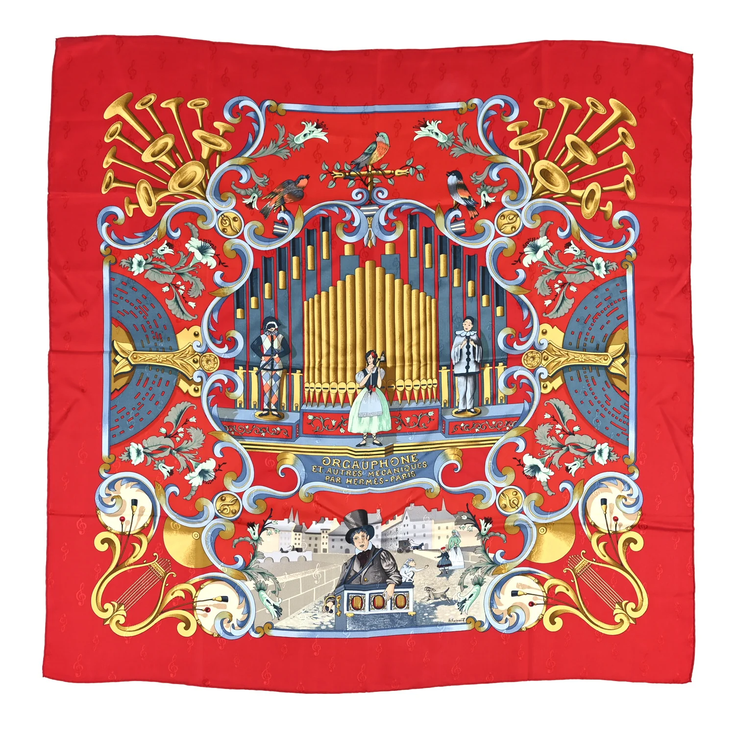 Silk Orgauphone Et Autres Mecaniques Scarf 90